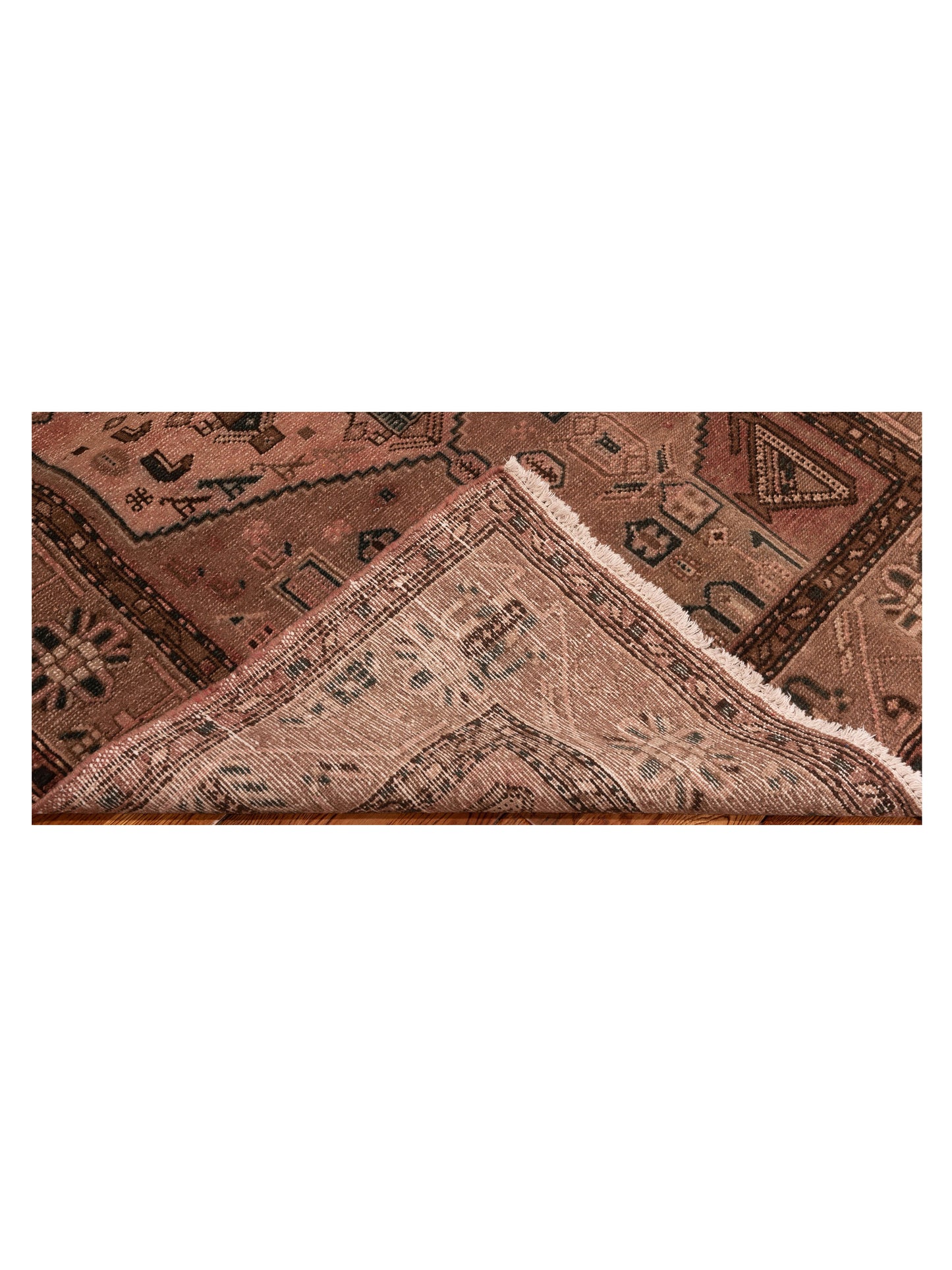 Persian 147722 Brown Brown 4.6x6.9 Hand Knotted Rug