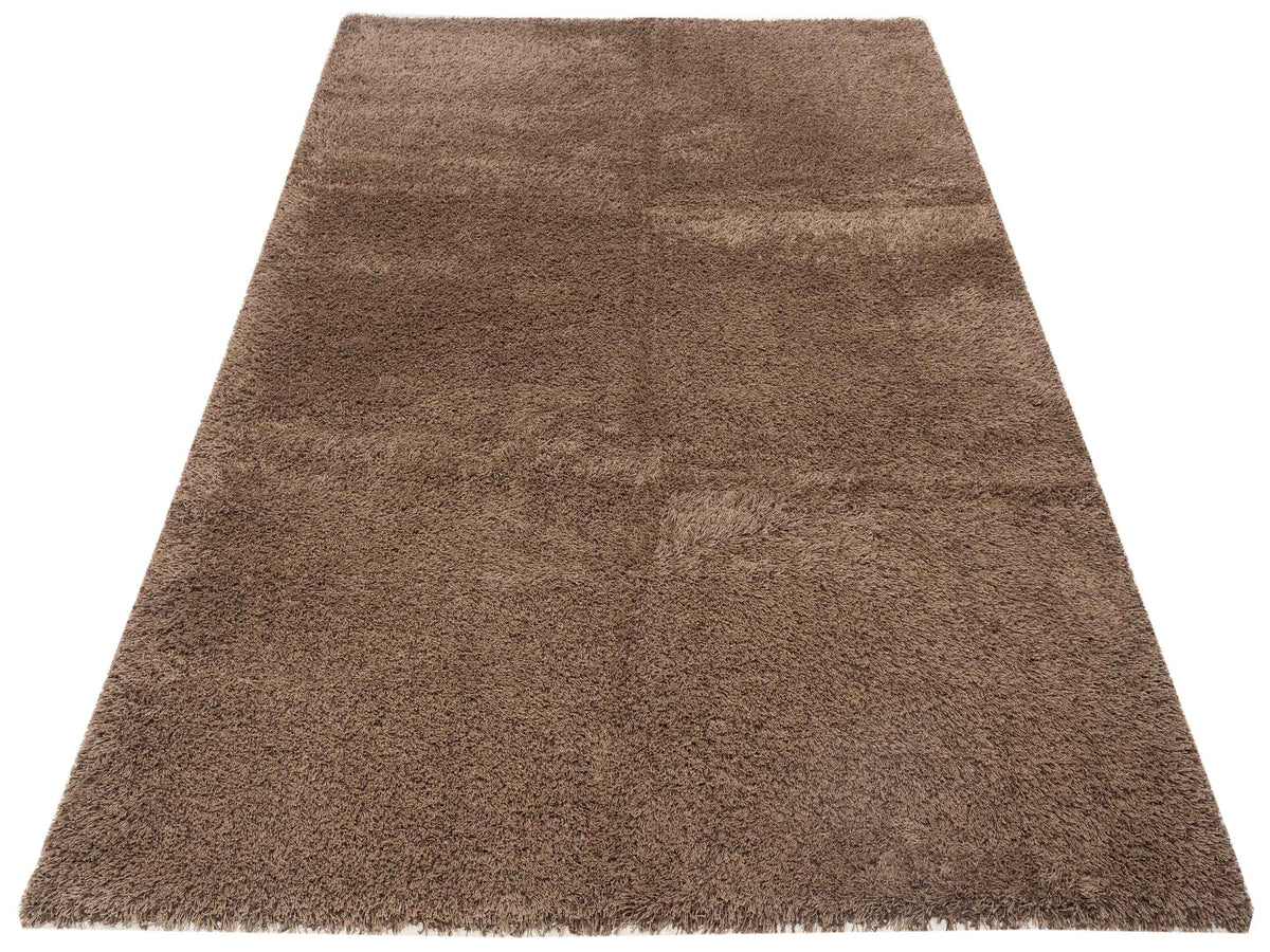 Shaggy 112981 Light Brown 7.10x11.2 Machine Made Rug