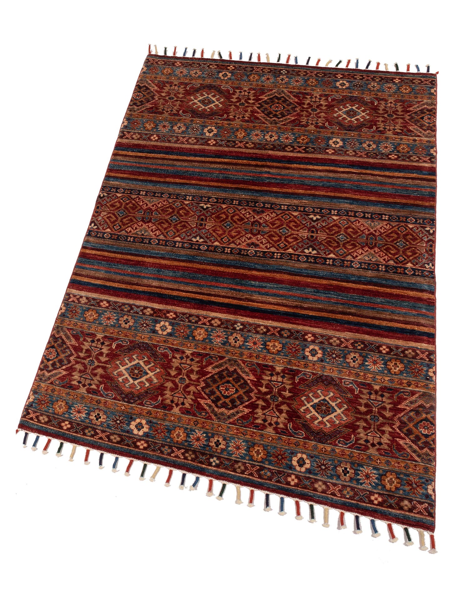 Khorjin 145490 Multi 4.1x6.2 Hand Knotted Rug