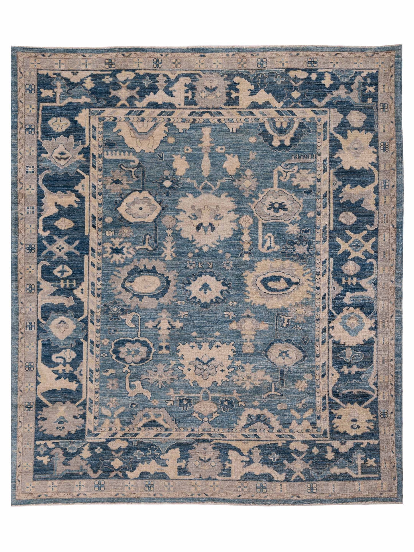 Pasha Anadol Oushak  Blue Blue Traditional