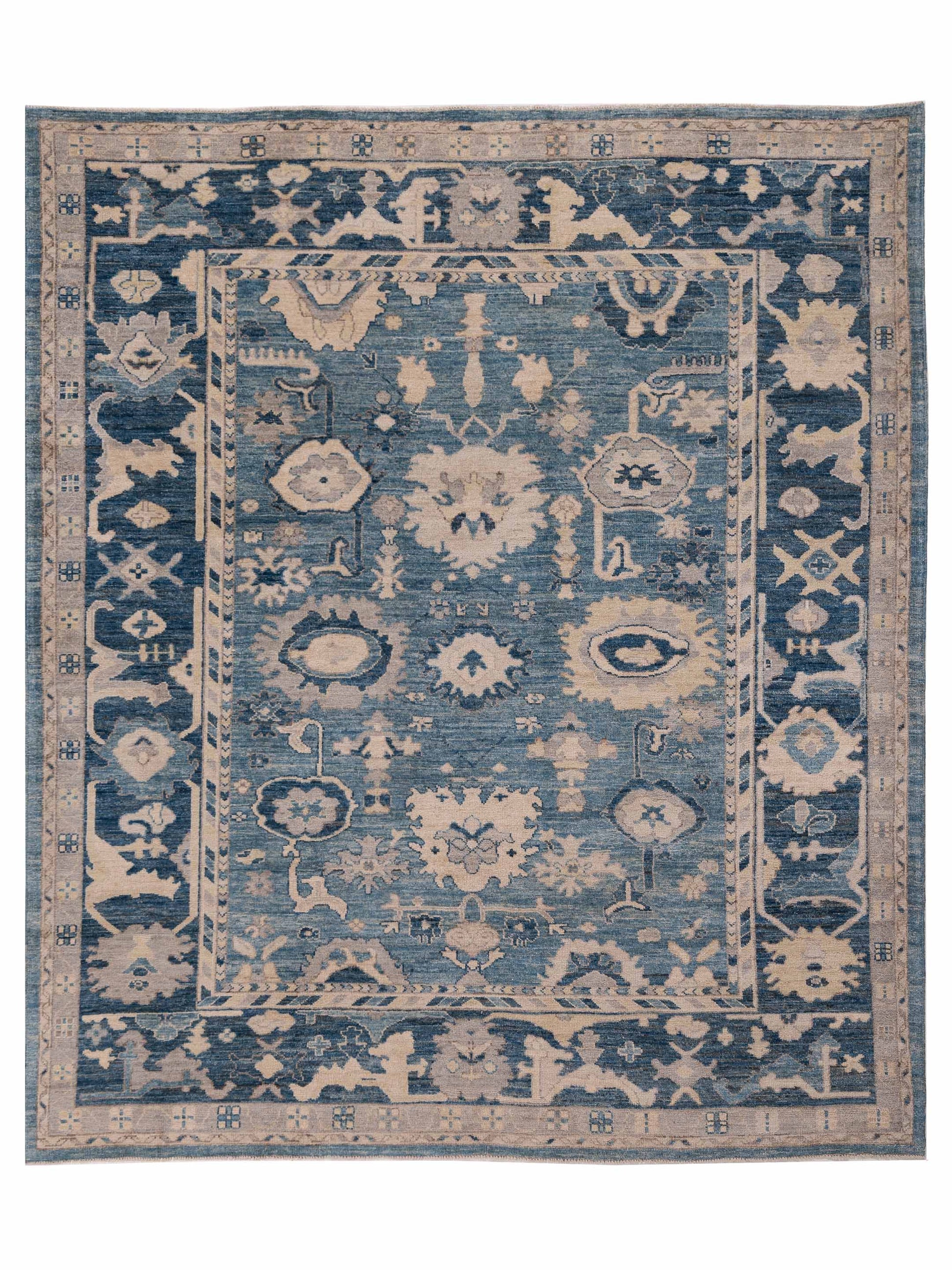Pasha Anadol Oushak  Blue Blue Traditional