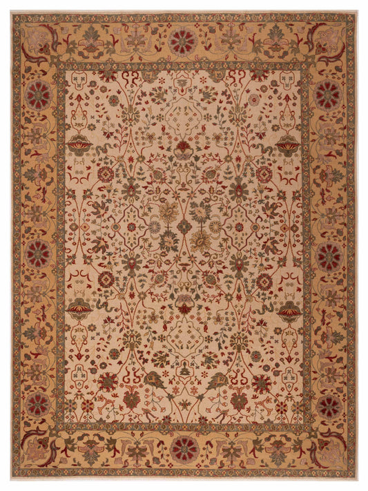 Pasha Antique Loom  Ivory Gold Traditional