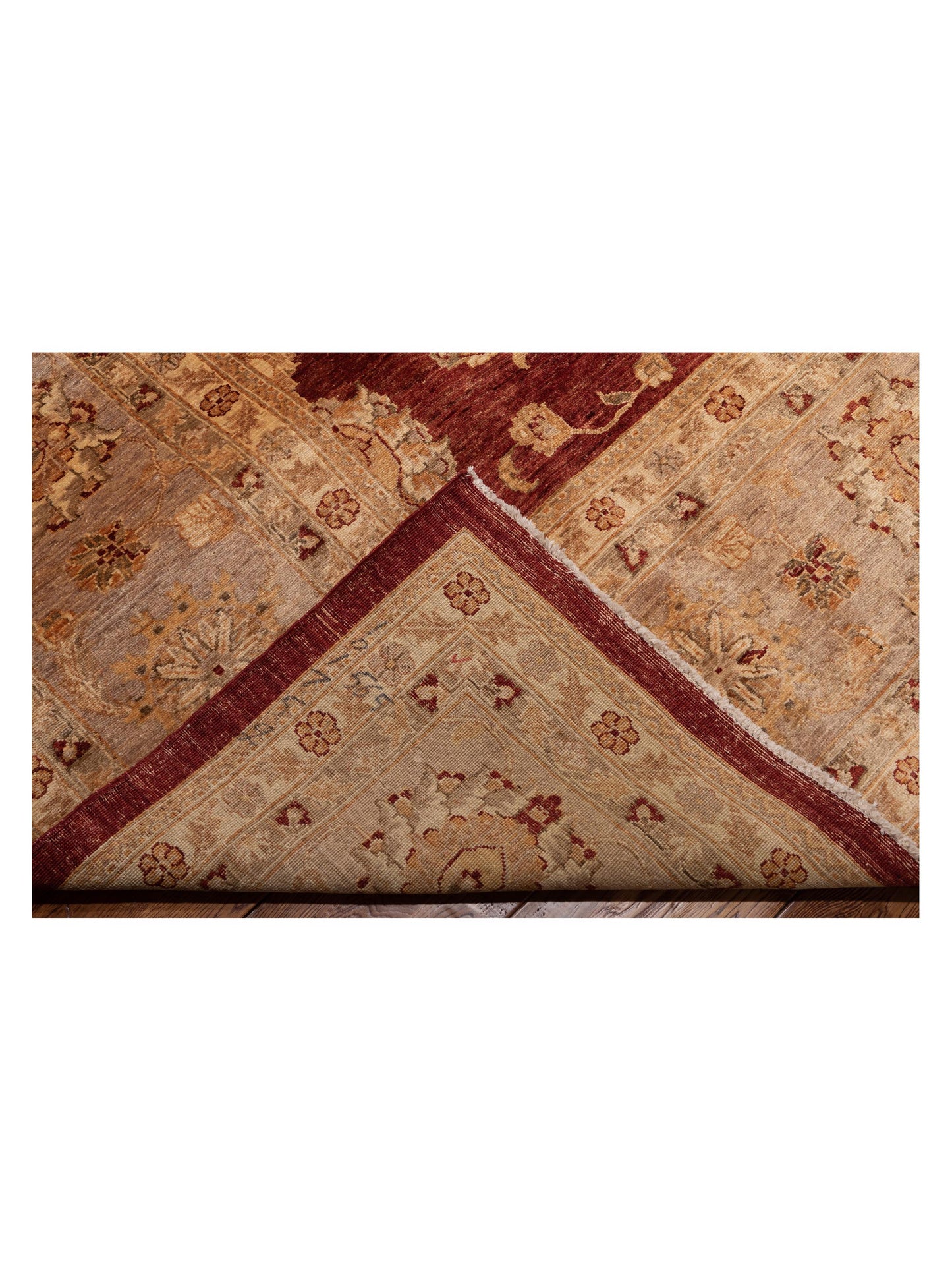 Sultan 96893 Red Light Brown 13.5x17.5 Hand Knotted Rug