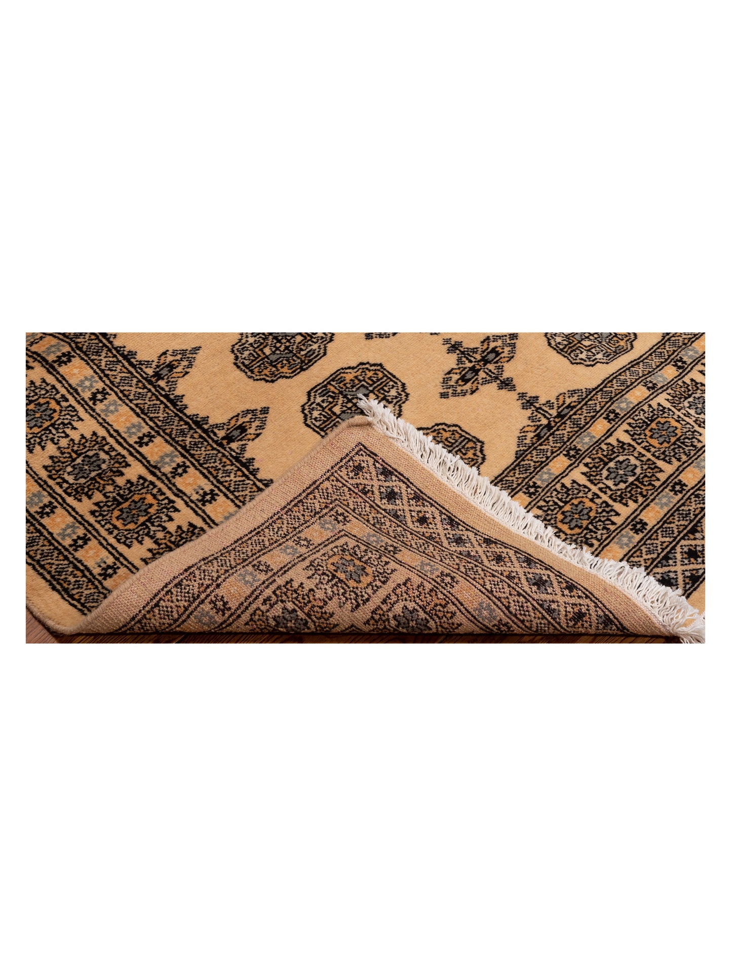 Bokhara 147894 Beige Beige 4x5.9 Hand Knotted Rug