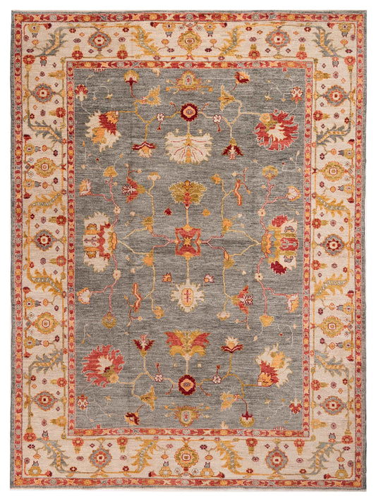 Anadol Angora Oushak  Green Ivory Traditional