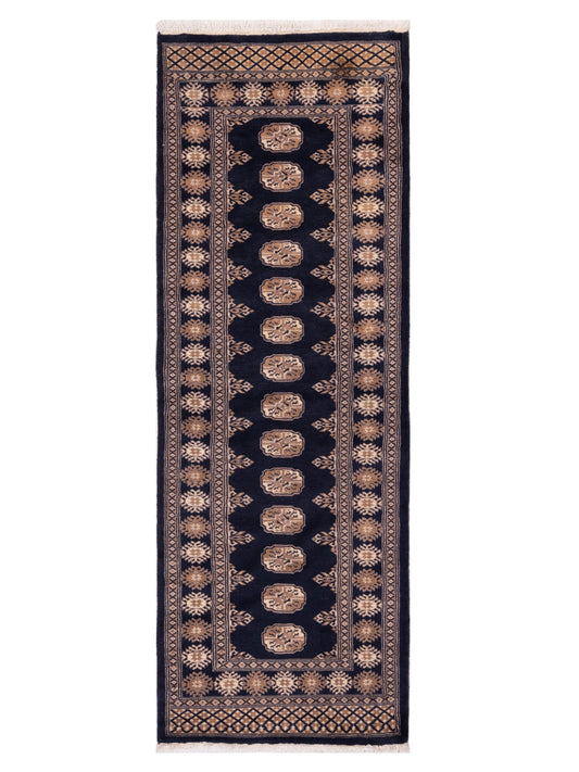 Nomad Bokhara  Blue Beige Traditional