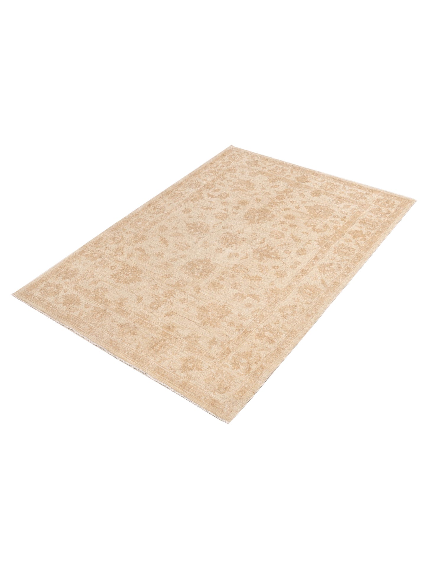 Sultan 116804 Ivory Ivory 6.3x8.9 Hand Knotted Rug