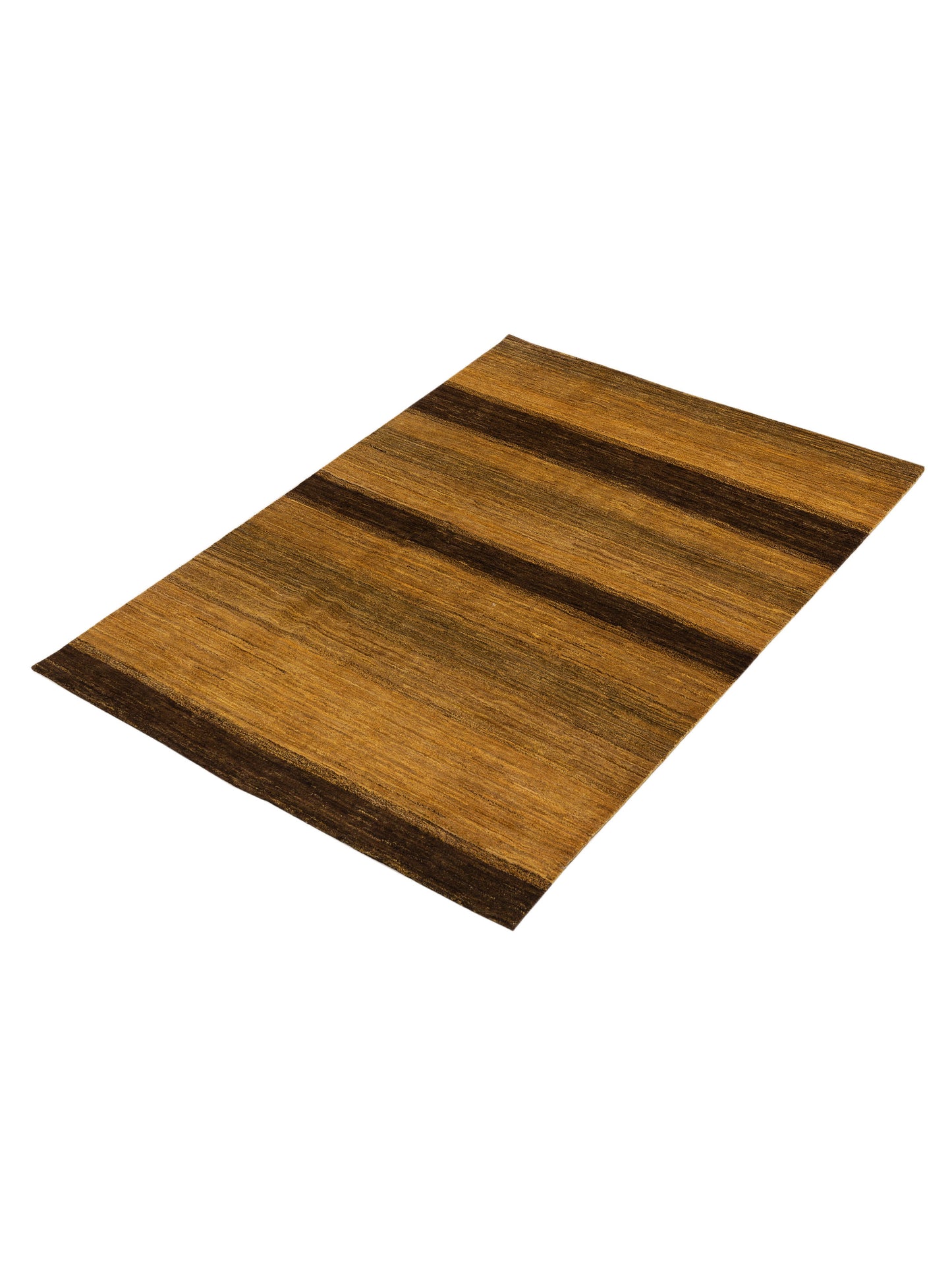 Tibetino 154018 Gold Brown 5x7.2 Hand Knotted Rug