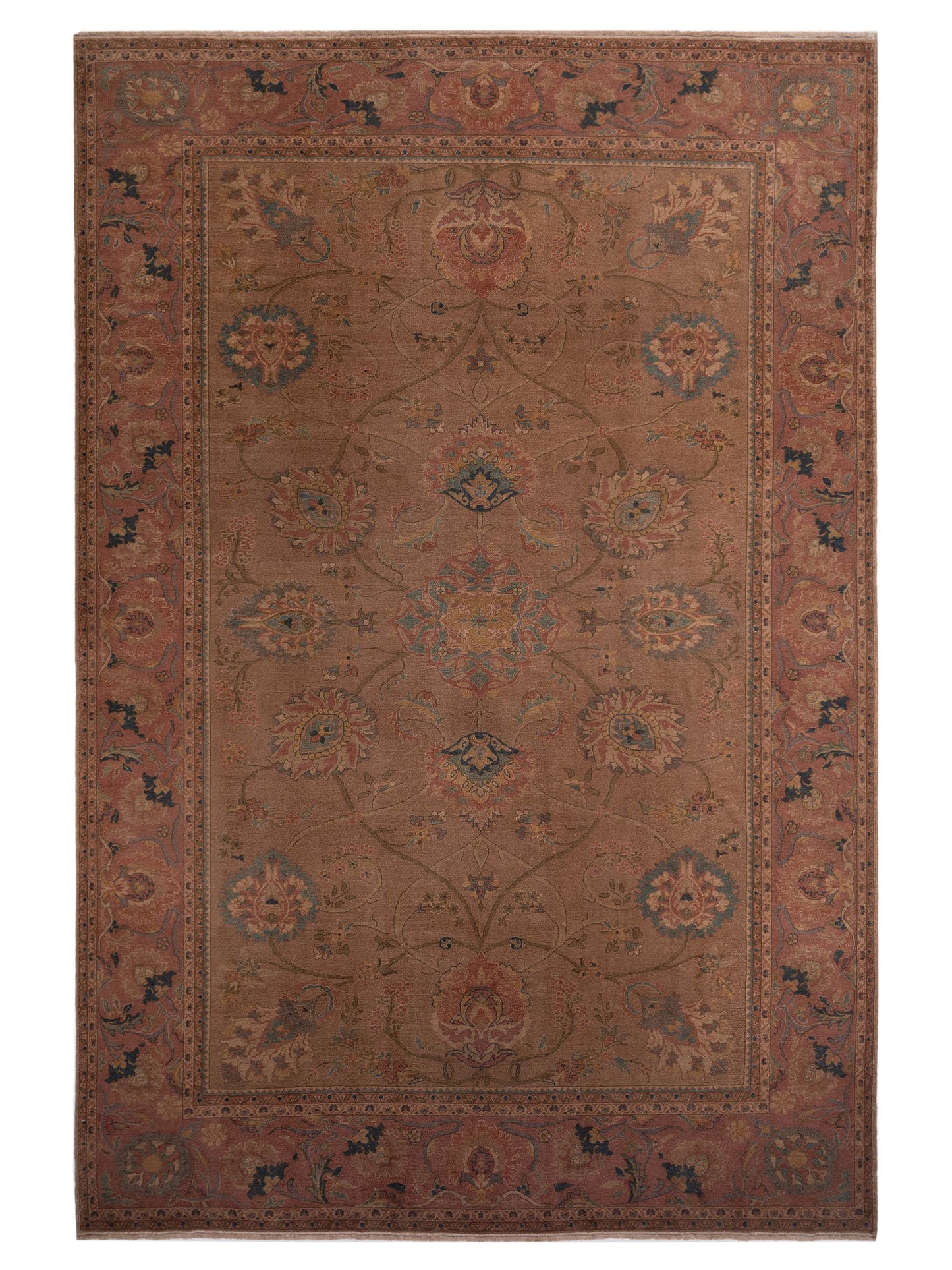 Pasha Turkish Elvan  Light Brown Brown Traditional