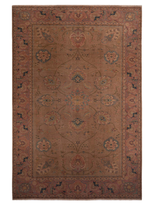 Pasha Turkish Elvan  Light Brown Brown Traditional