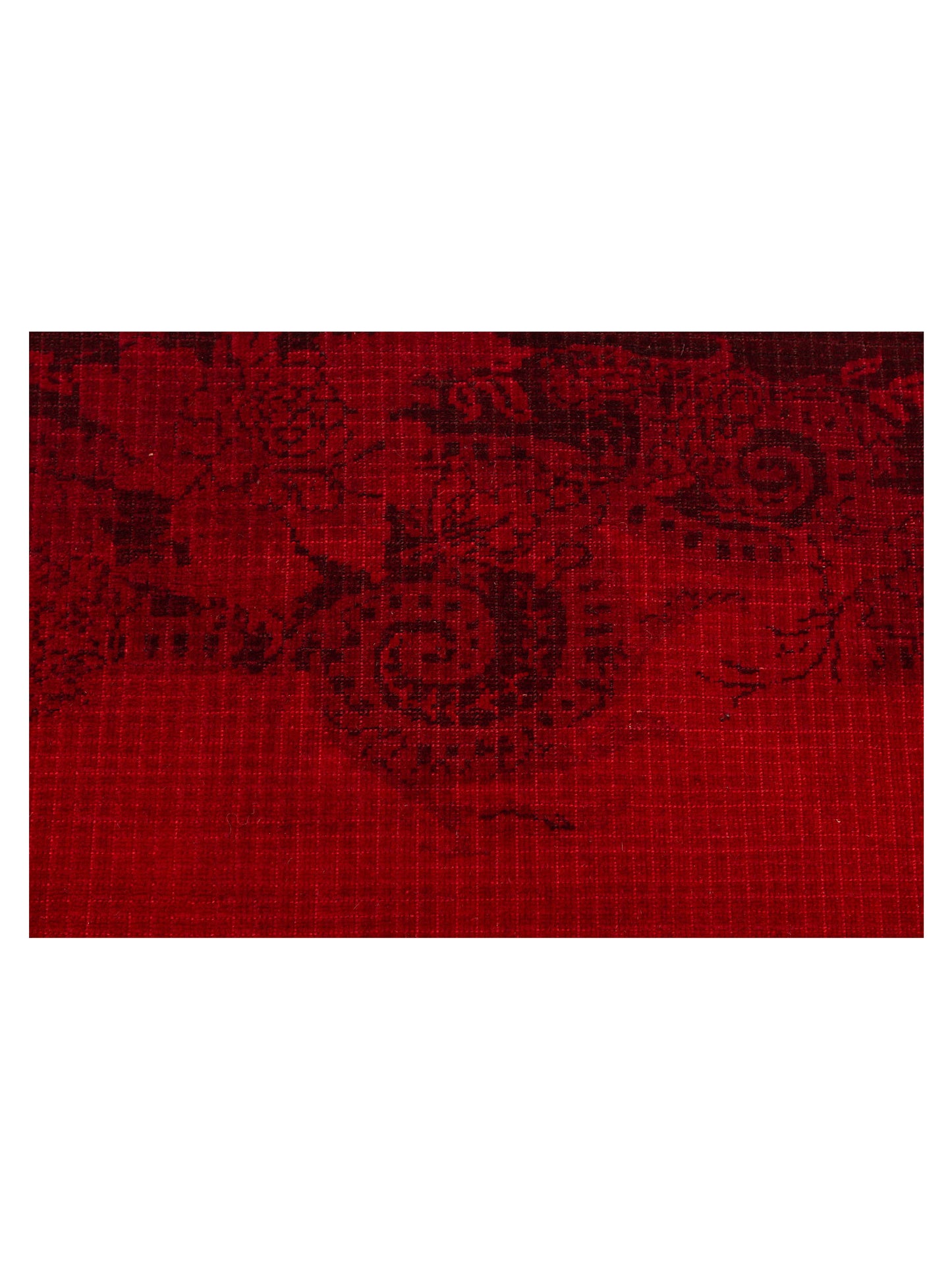 Vintage 108993 Red 6.10x9 Hand Knotted Rug
