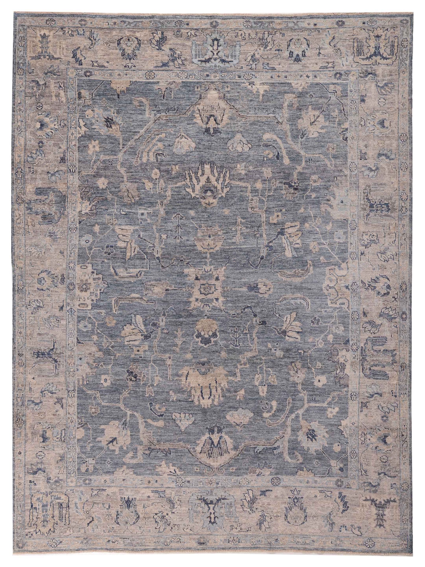 Anadol Angora Oushak  Blue Gray Traditional