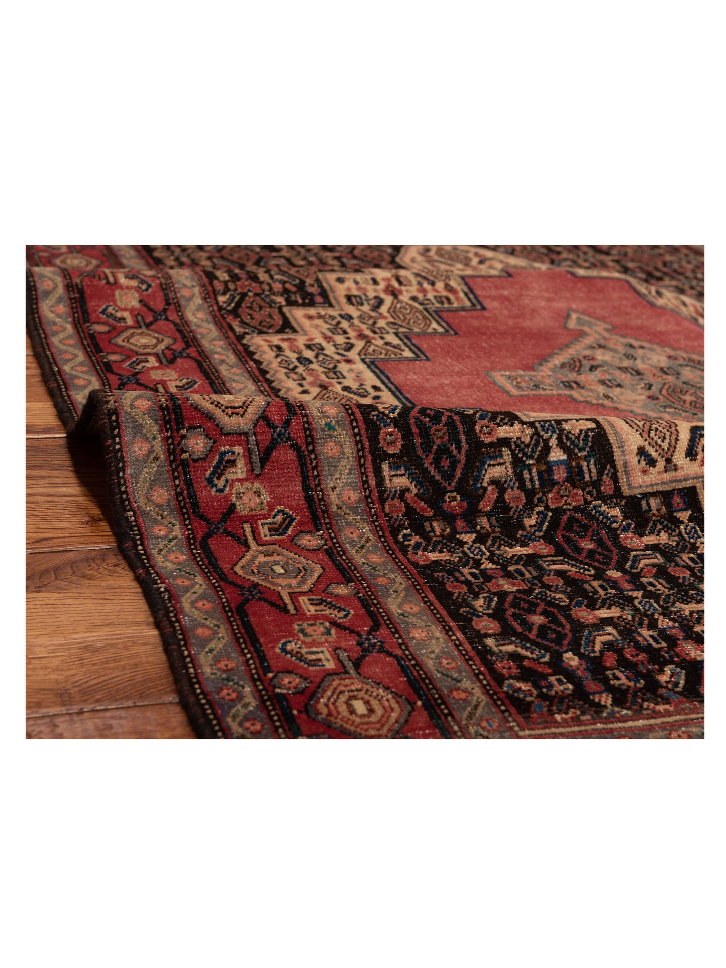 Persian 147667 Rust Rust 3.11x5.5 Hand Knotted Rug