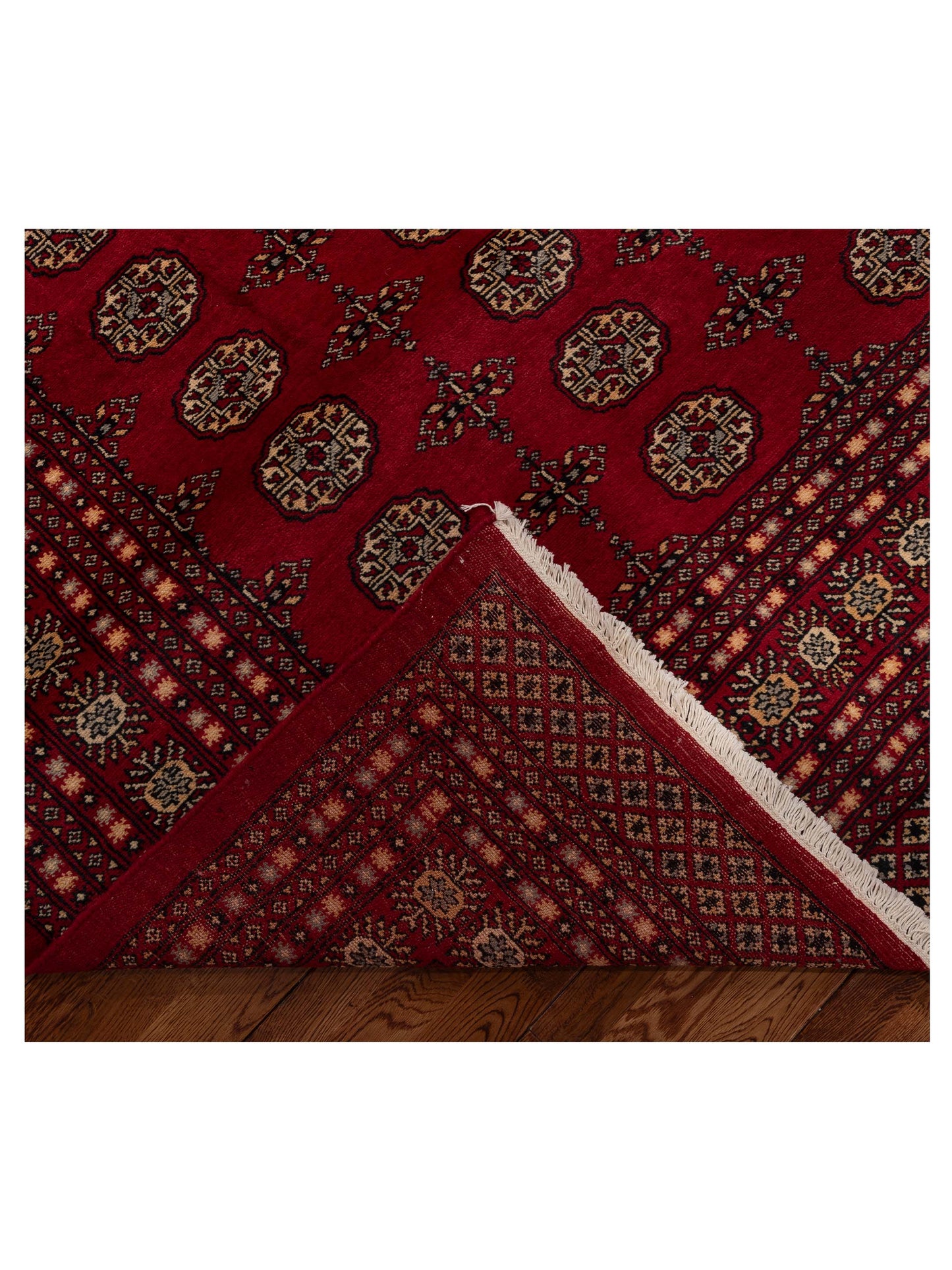 Bokhara 151619 Red Red 9.2x12 Hand Knotted Rug