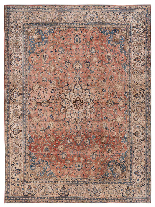 Pasha Antique Heirloom  Rust Ivory Traditional