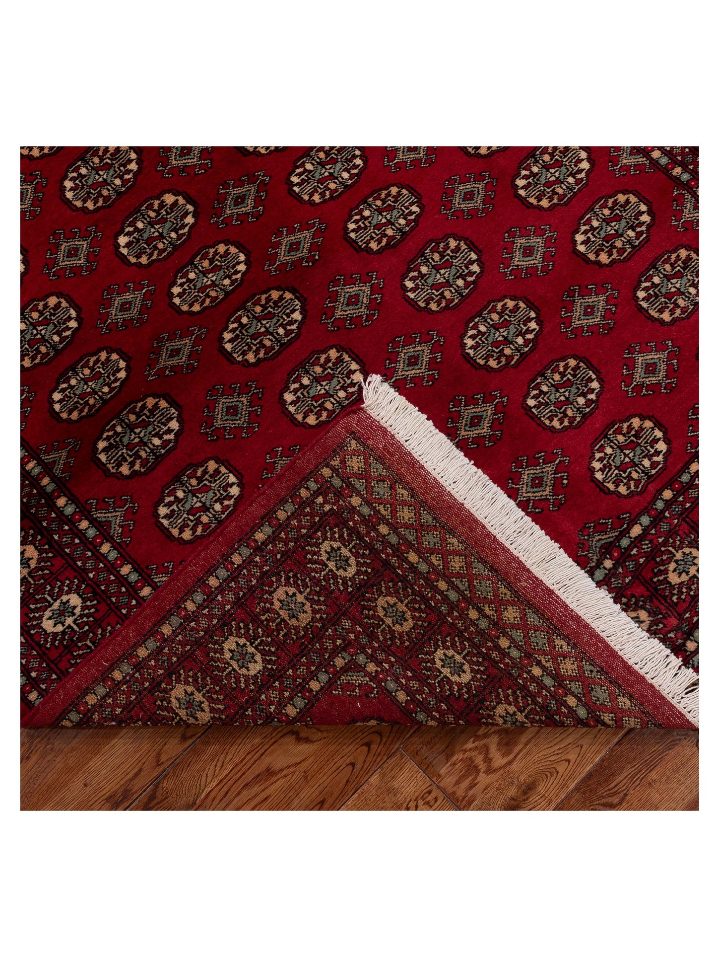 Bokhara 151400 Red Red 5x7.10 Hand Knotted Rug