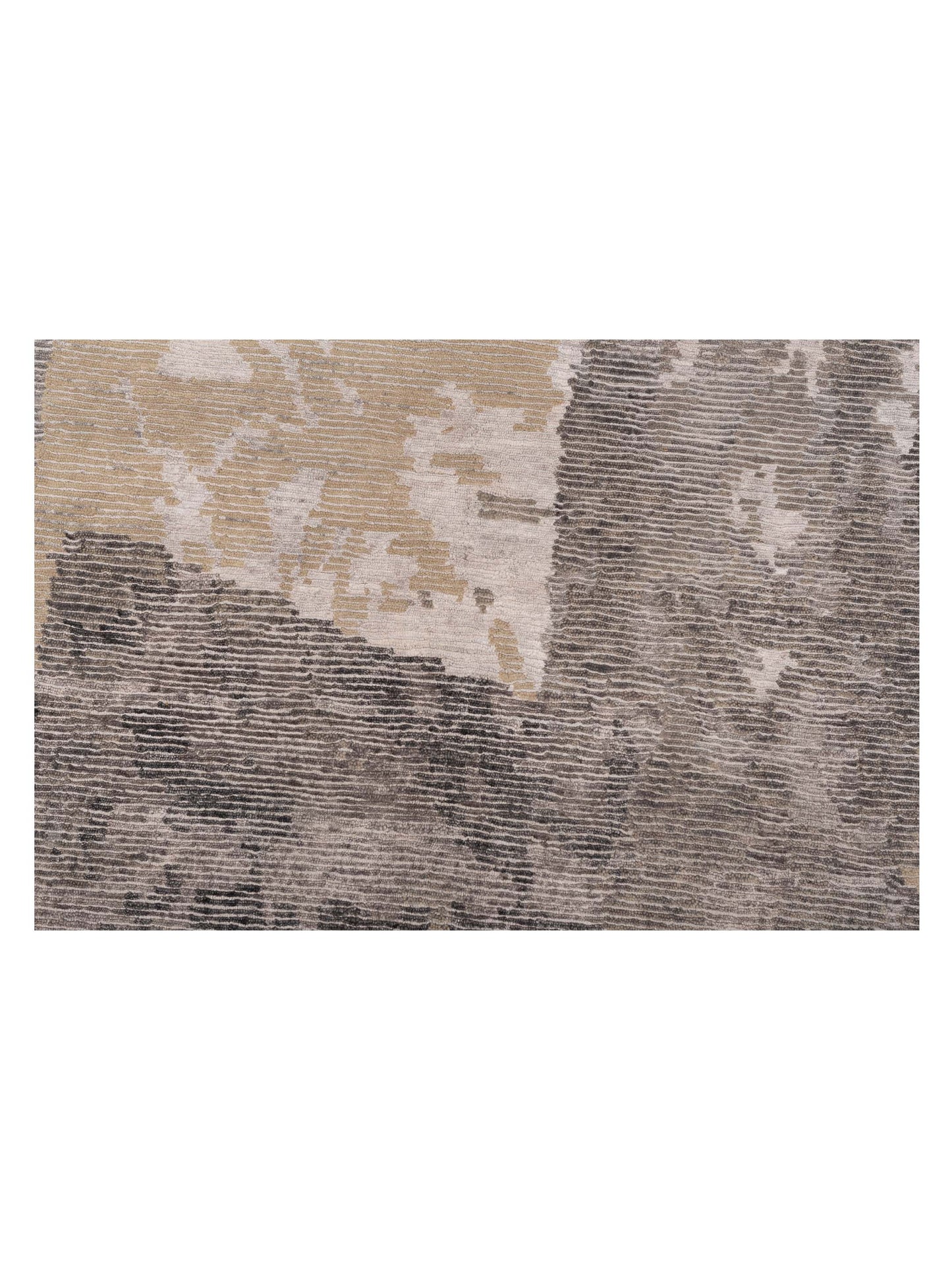 Tibetino 142711 Gray Gray 9x11.8 Hand Knotted Rug