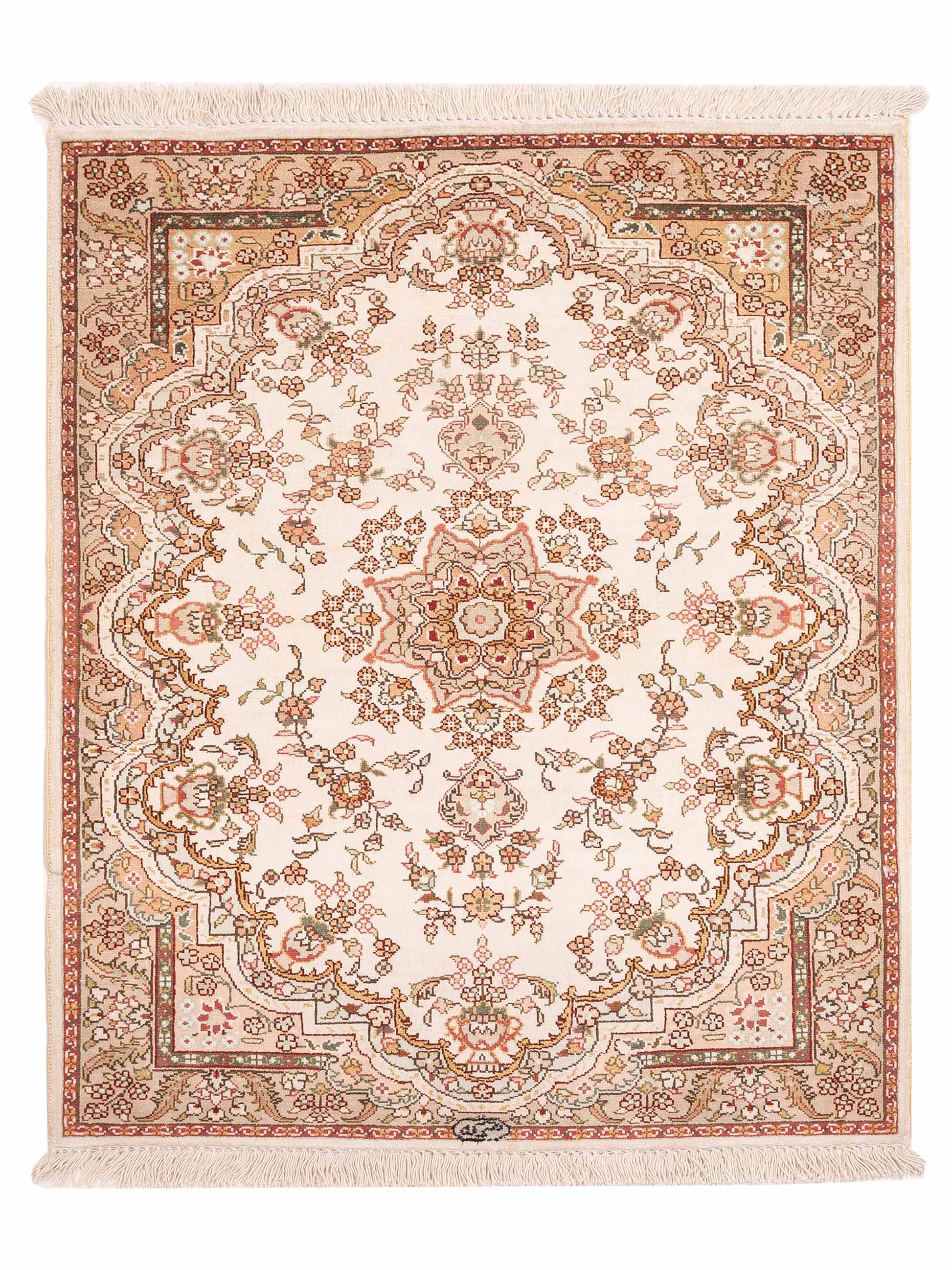 Pasha Pure Silk  Ivory Ivory Traditional