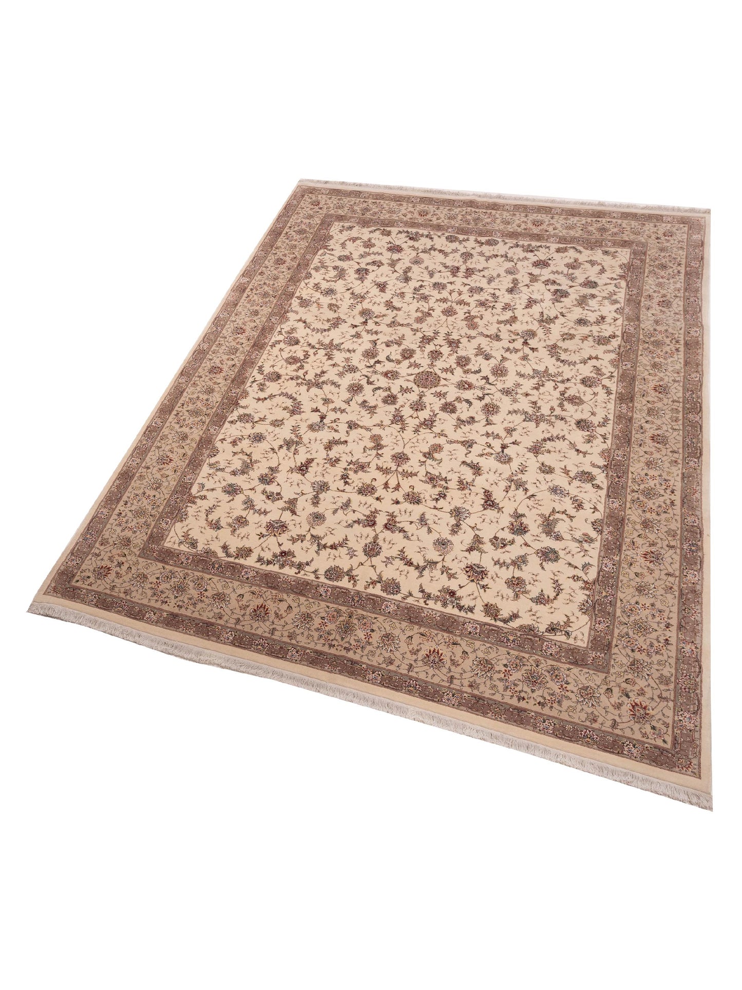 Magnolia 120251 Ivory Beige 9x12 Hand Knotted Rug