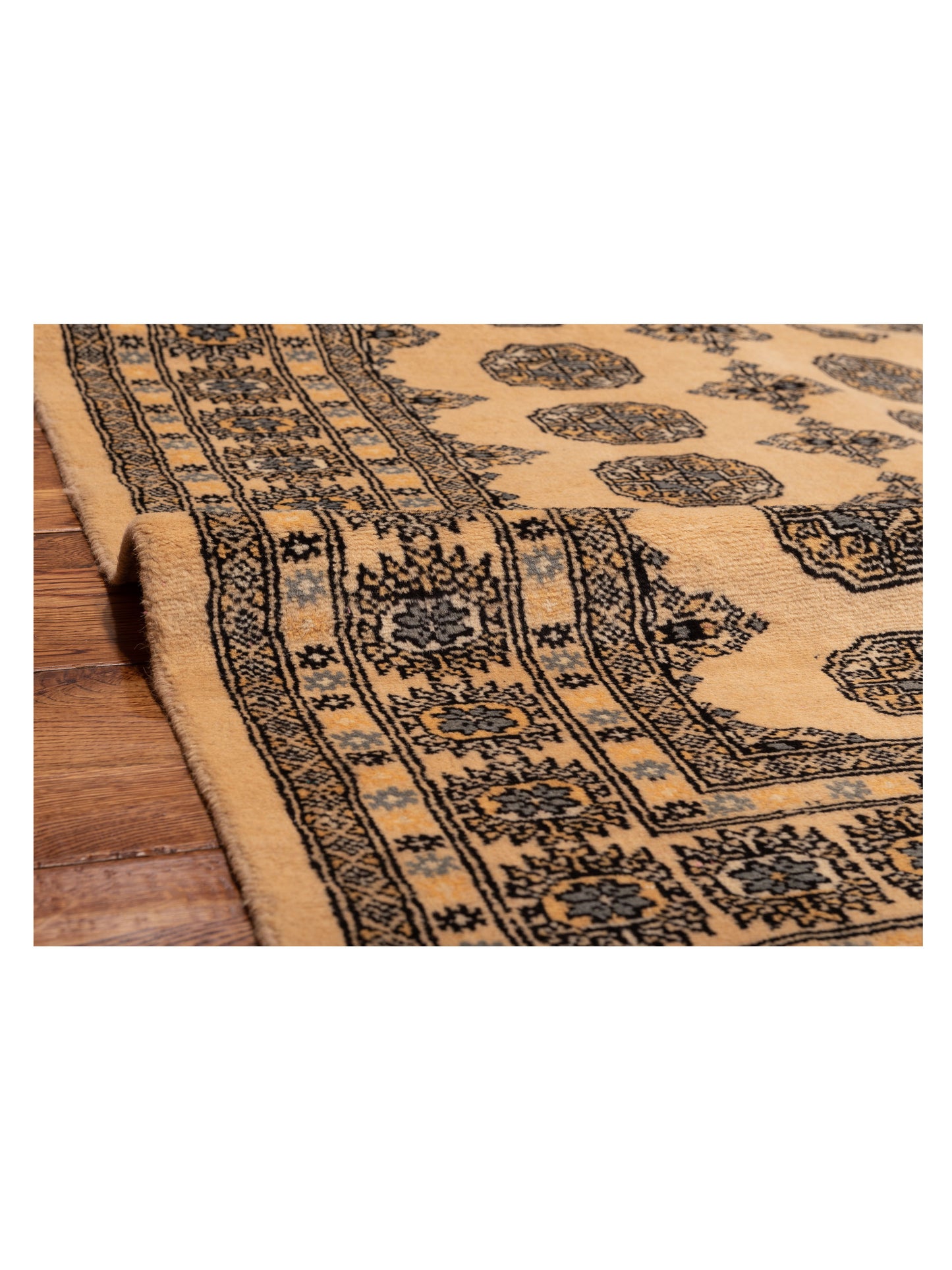 Bokhara 147887 Beige Beige 4.1x6 Hand Knotted Rug