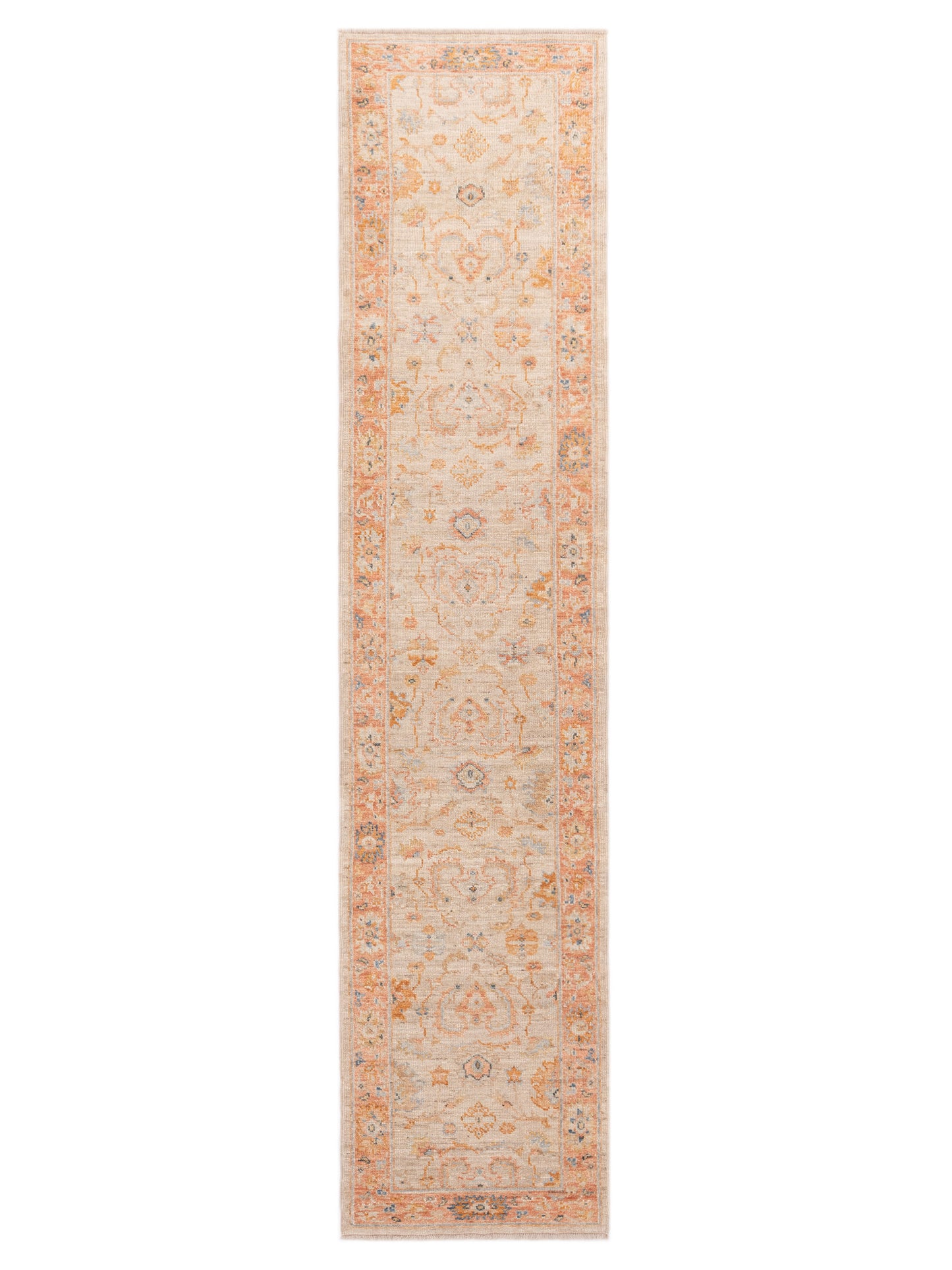Anadol Angora Oushak  Ivory Rust Traditional