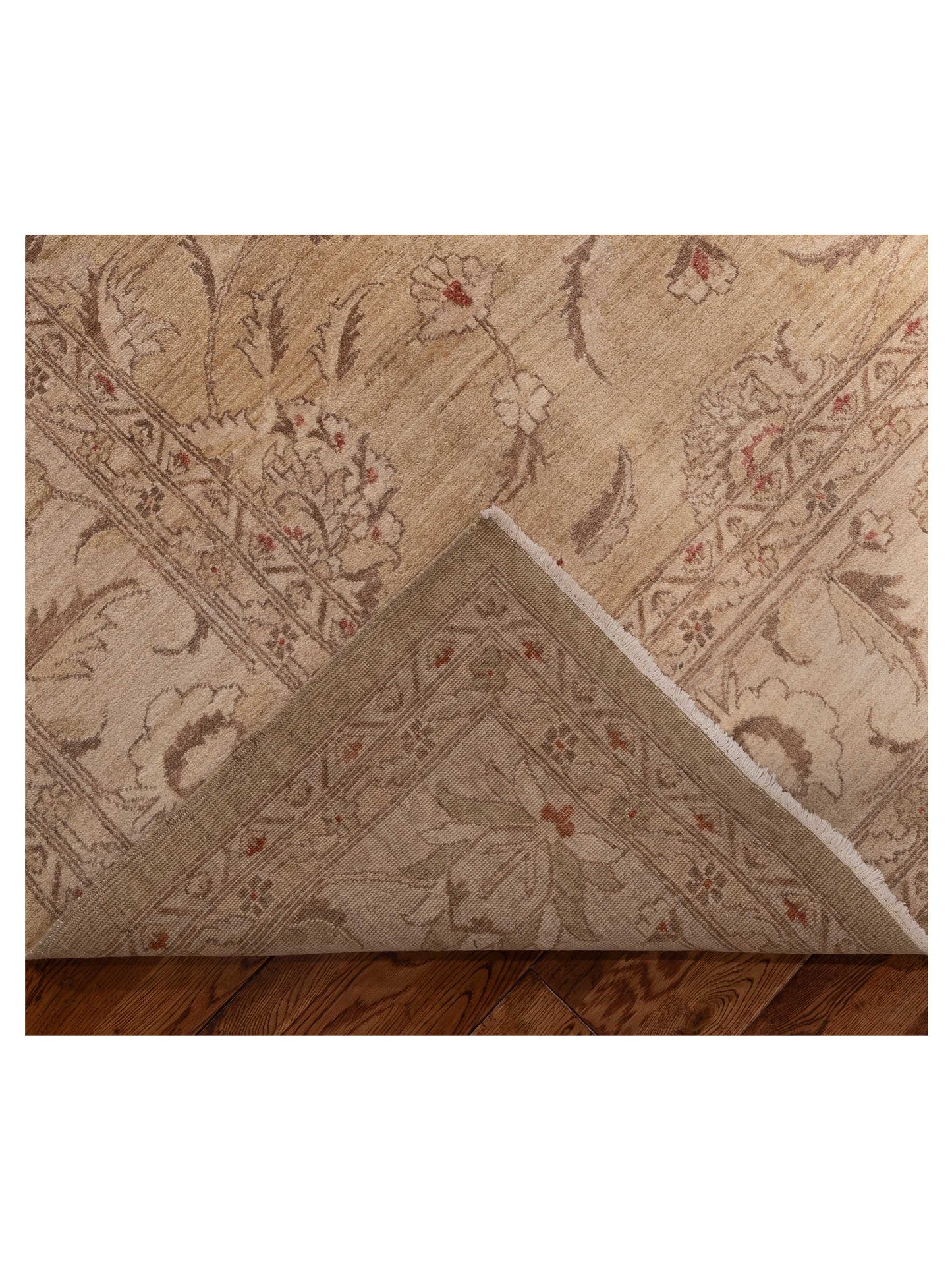 Sultan 82003 Gold Beige 10.1x13.10 Hand Knotted Rug