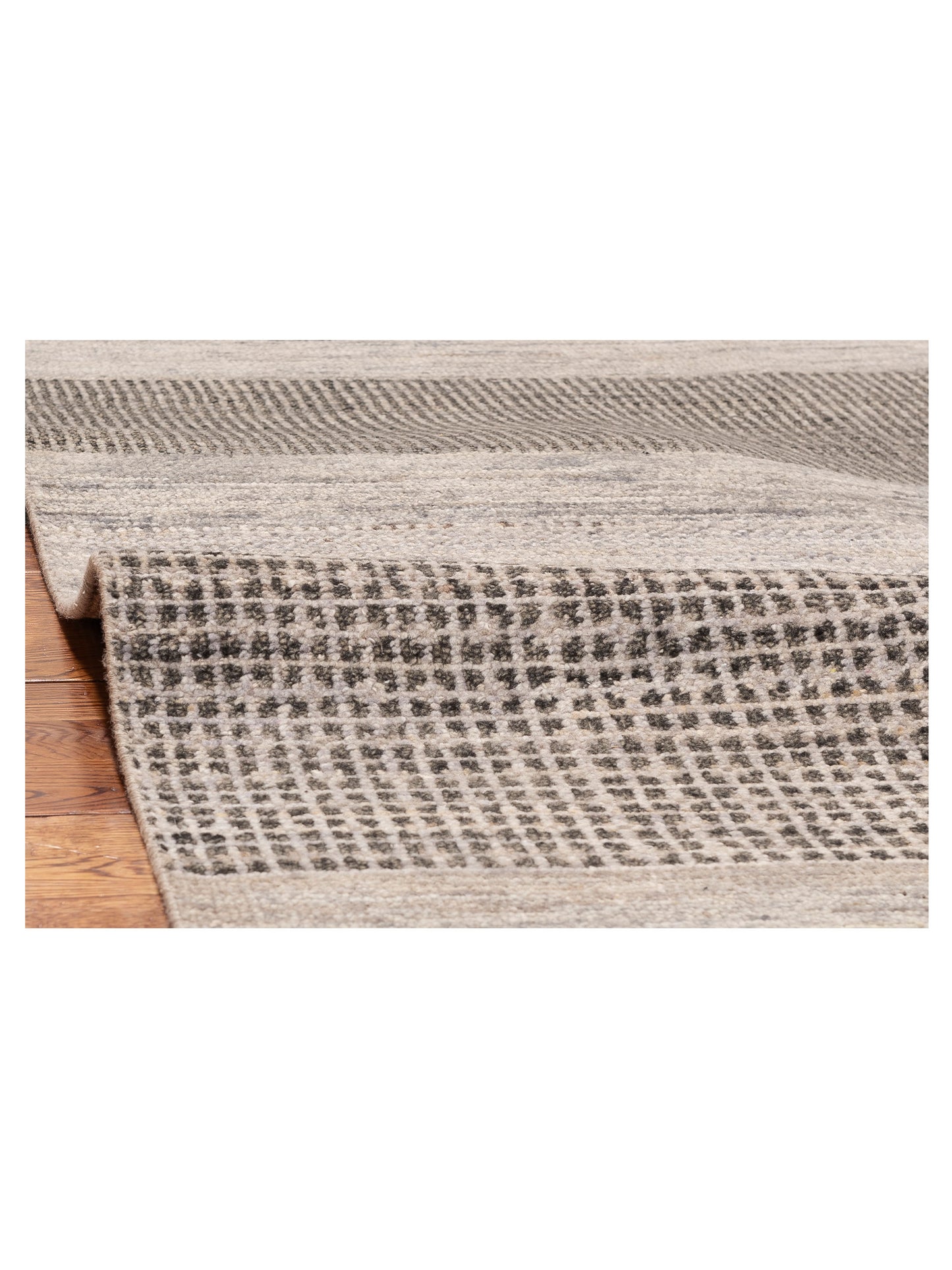 Aurore 154822 Gray Gray 9x12.1 Hand Knotted Rug