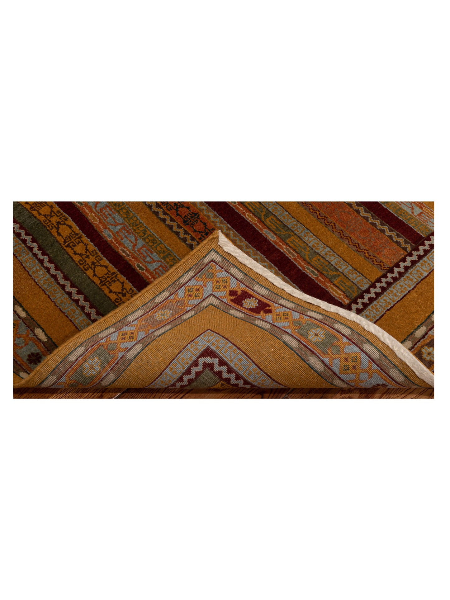 Shawl 110879 Multi 4.1x6 Hand Knotted Rug
