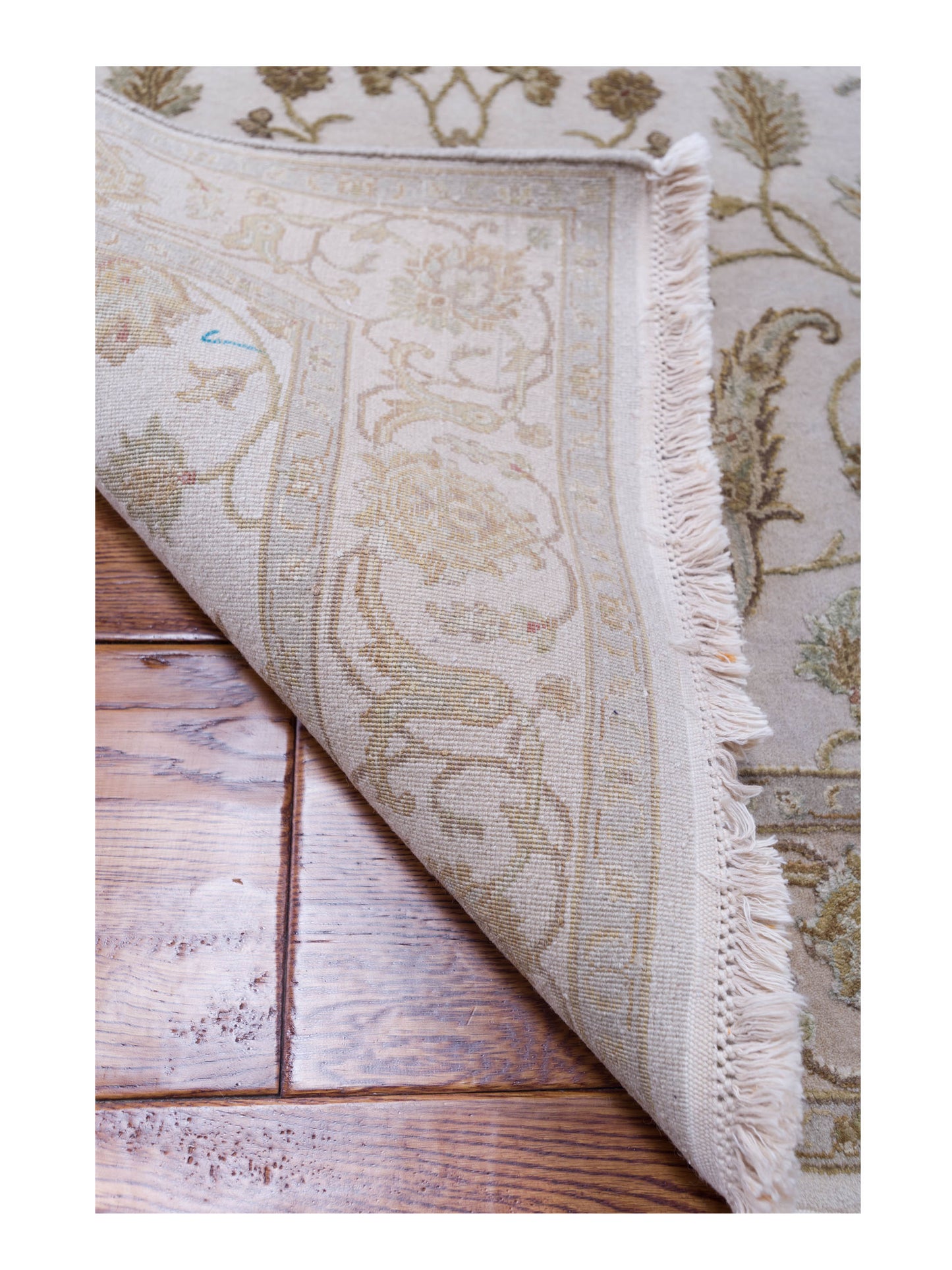 Imperial Silk 122501 Ivory Beige 3.1x5.4 Hand Knotted Rug