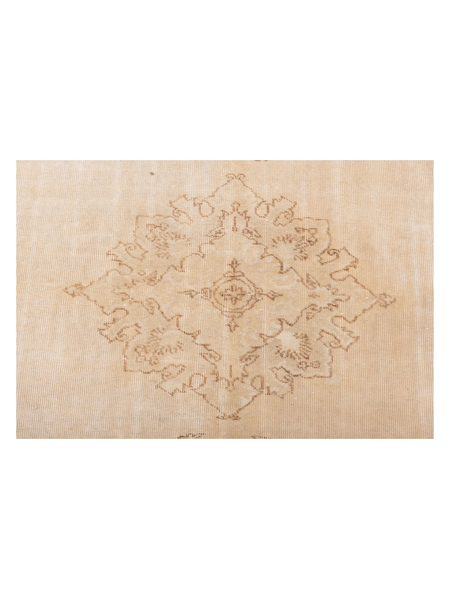 Vintage 119710 Ivory 7.4x10.7 Hand Knotted Rug