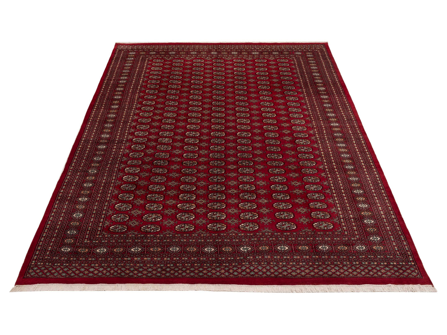 Bokhara 151429 Red Red 9x12 Hand Knotted Rug