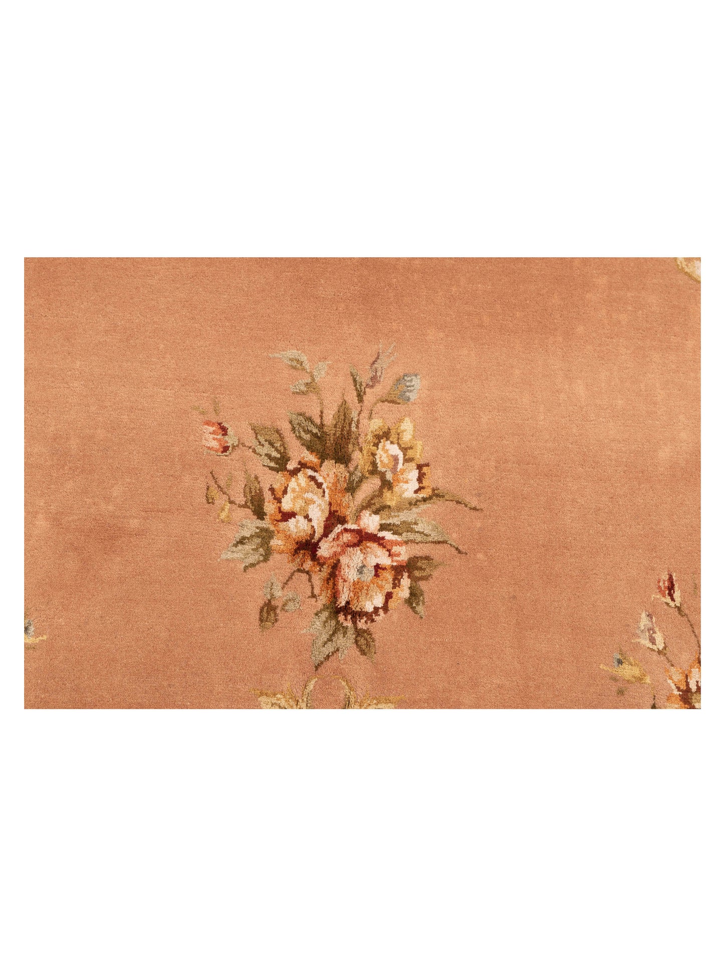 Magnolia 105758 Brown Ivory 9x13.4 Hand Knotted Rug