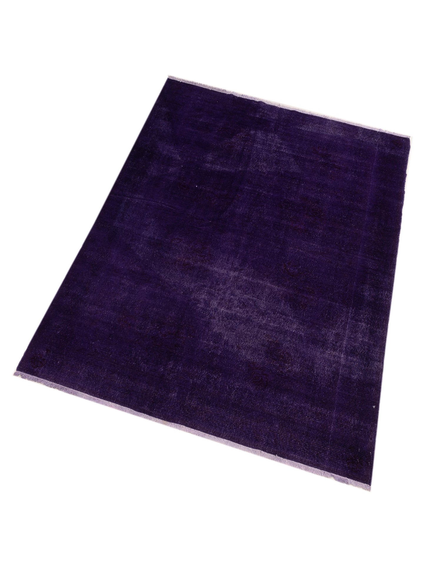 Vintage 107505 Purple 5.1x8 Hand Knotted Rug
