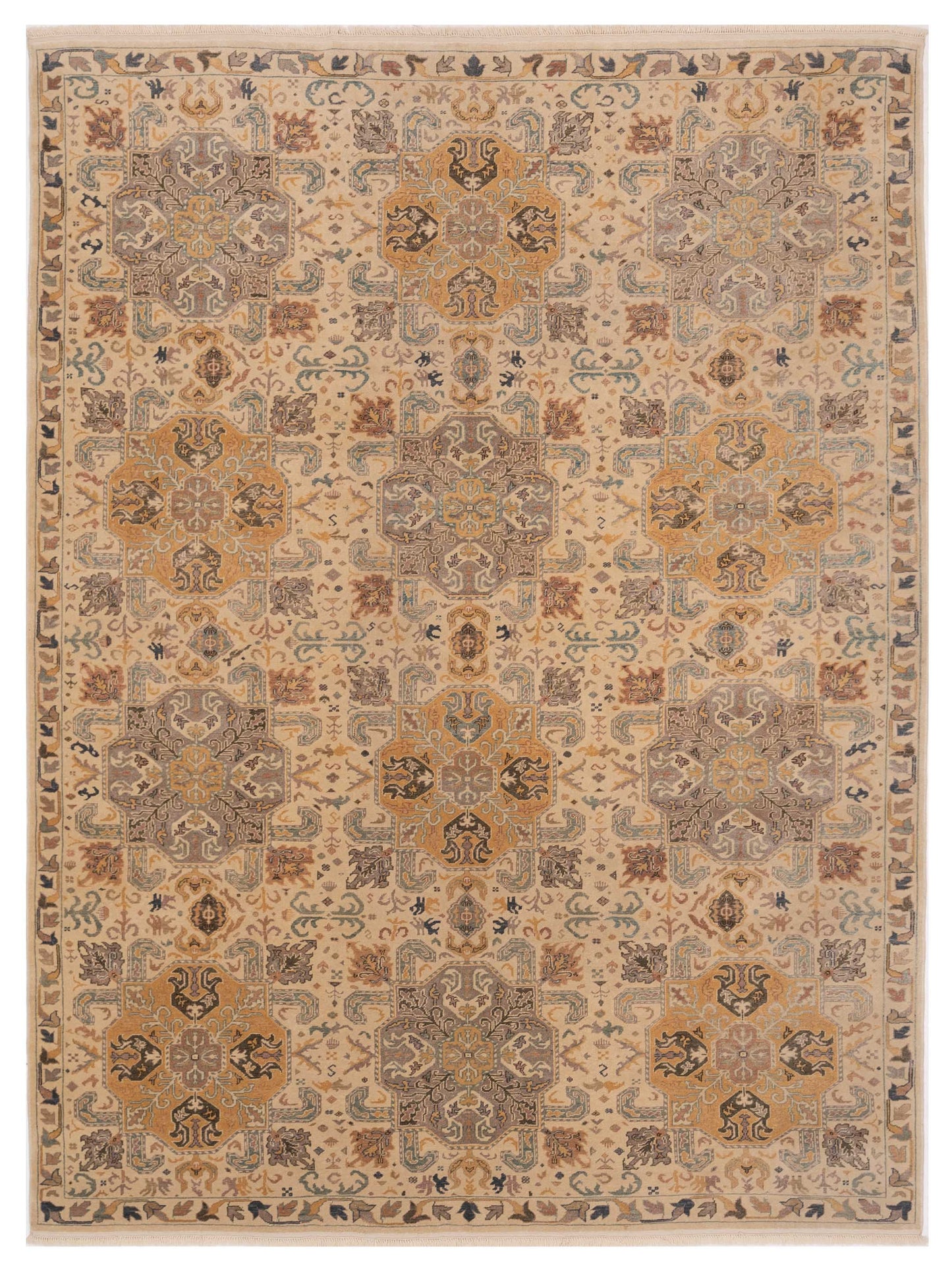 Pasha Antique Loom  Ivory  Traditional
