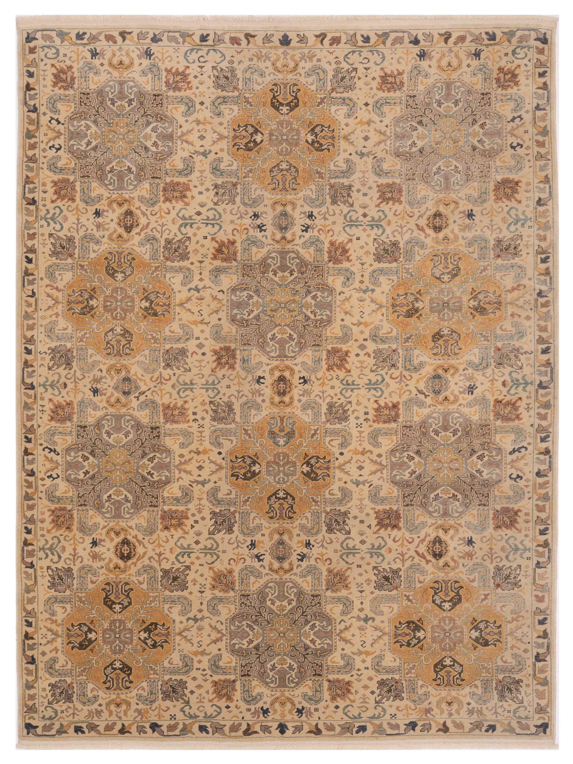 Pasha Antique Loom  Ivory  Traditional