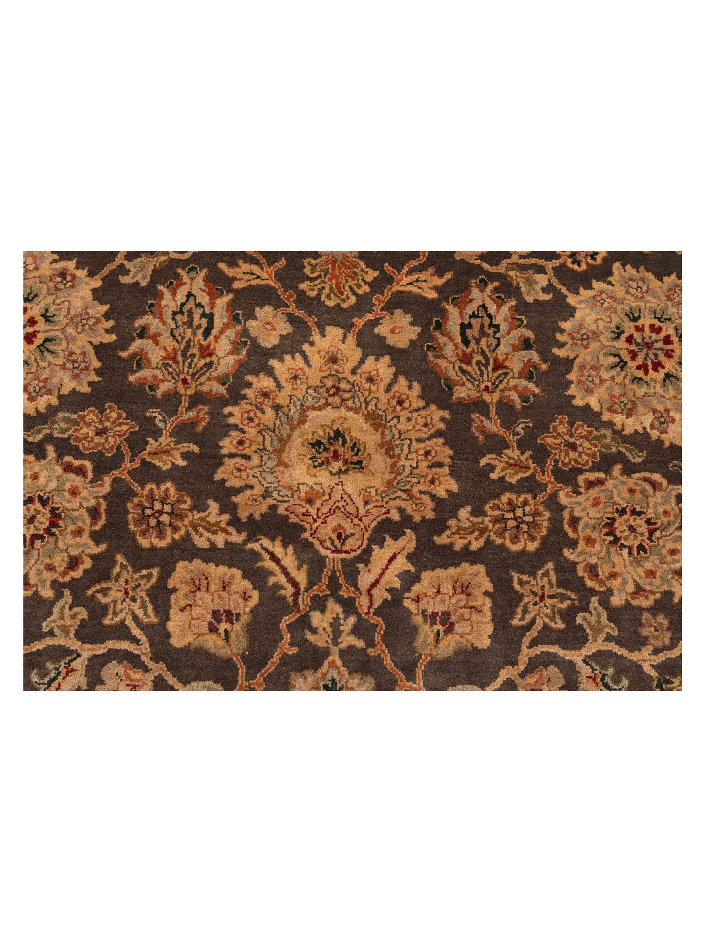 Crown 85799 Gray Beige 9.2x12.5 Hand Knotted Rug