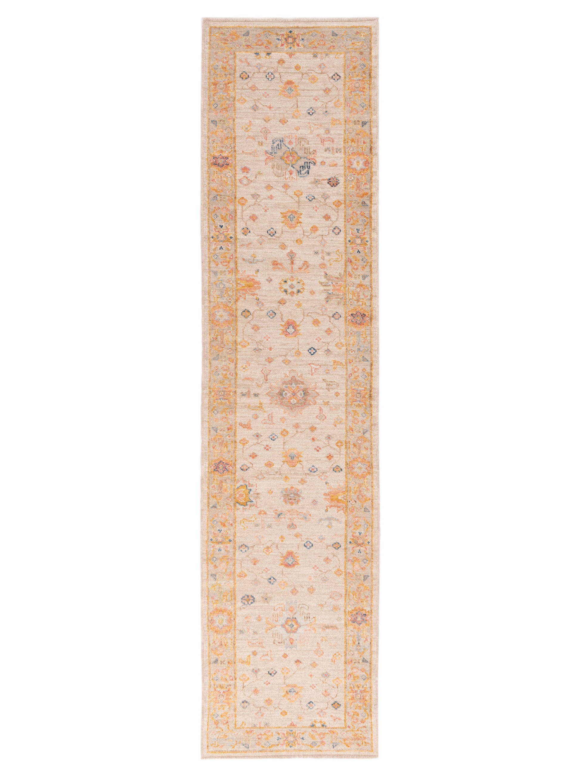 Anadol Angora Oushak  Ivory Silver Traditional