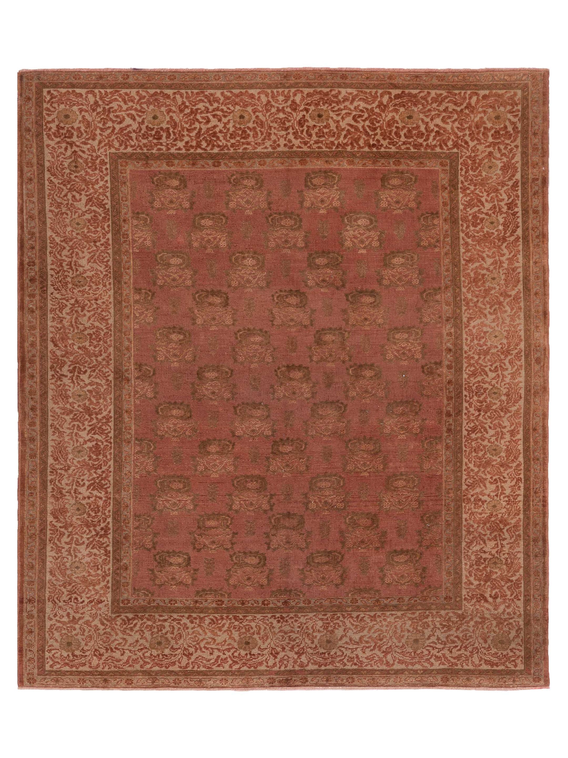 Pasha Antique Loom  Pink Ivory Traditional