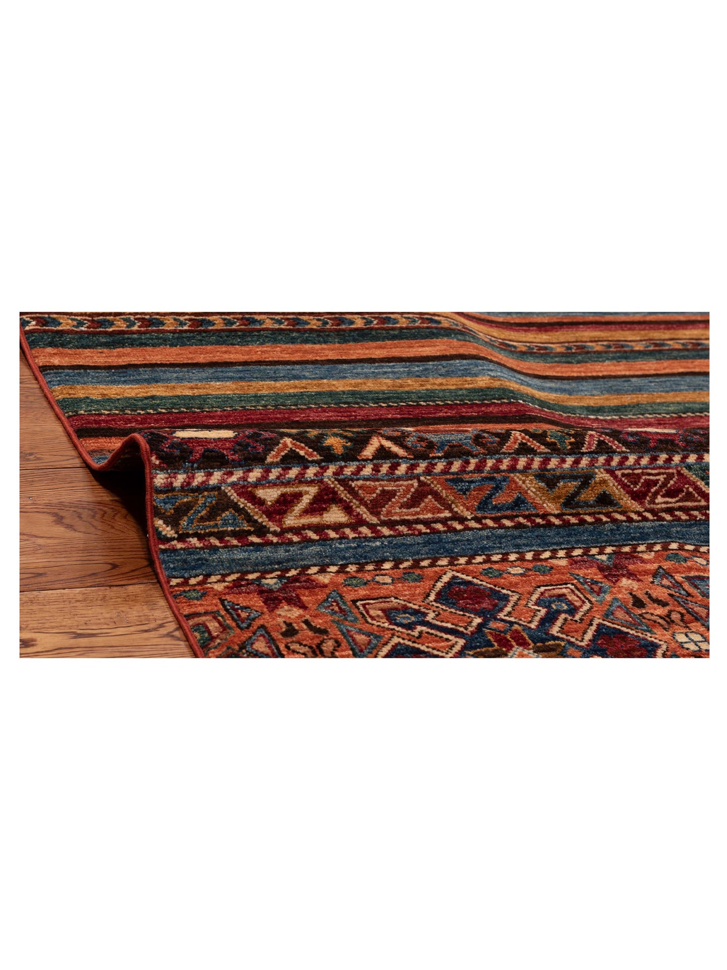 Khorjin 151954 Multi Multi 8.1x9.11 Hand Knotted Rug