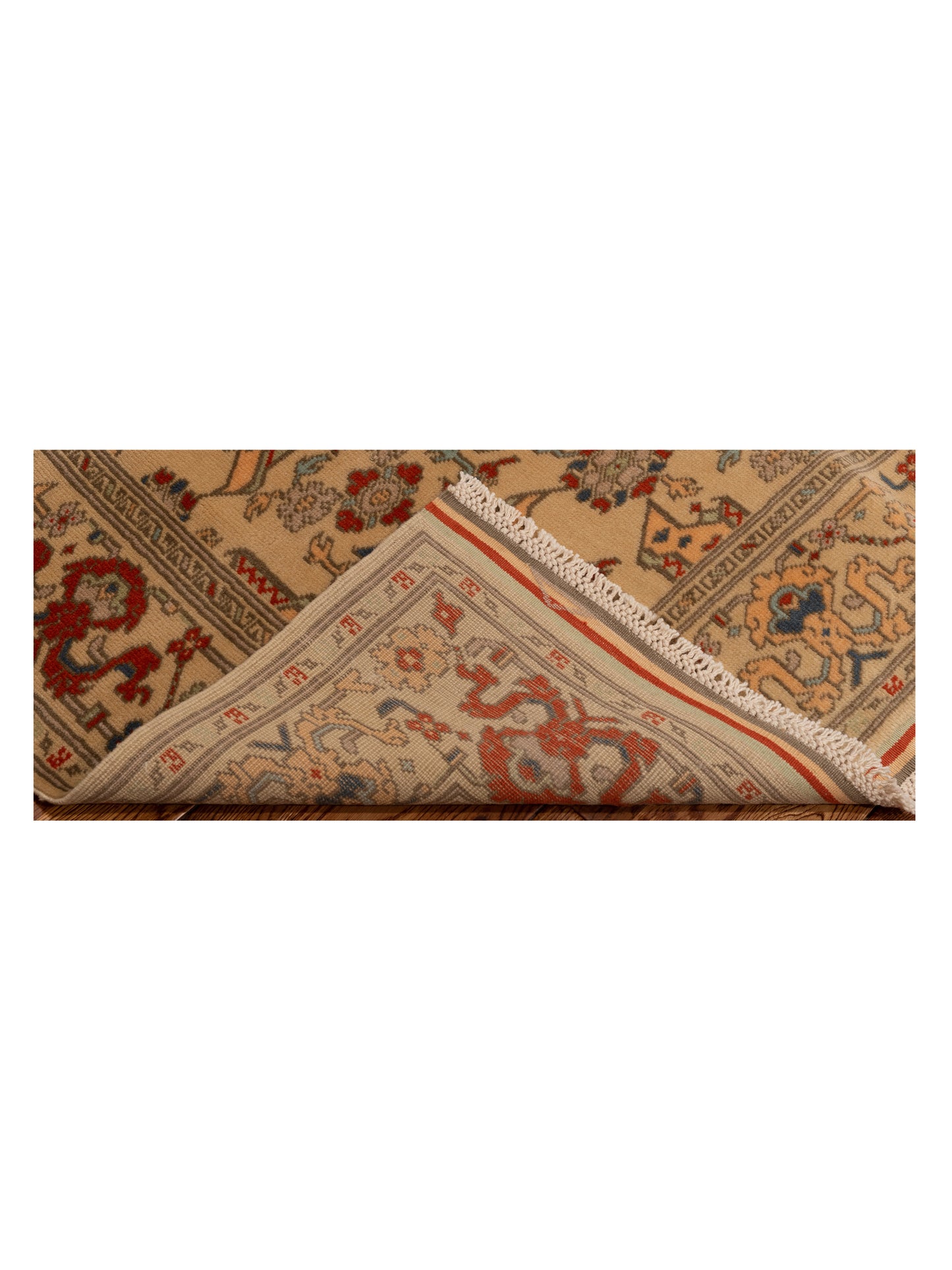 Turkish Shirwan 148391 Beige Beige 4x6 Hand Knotted Rug