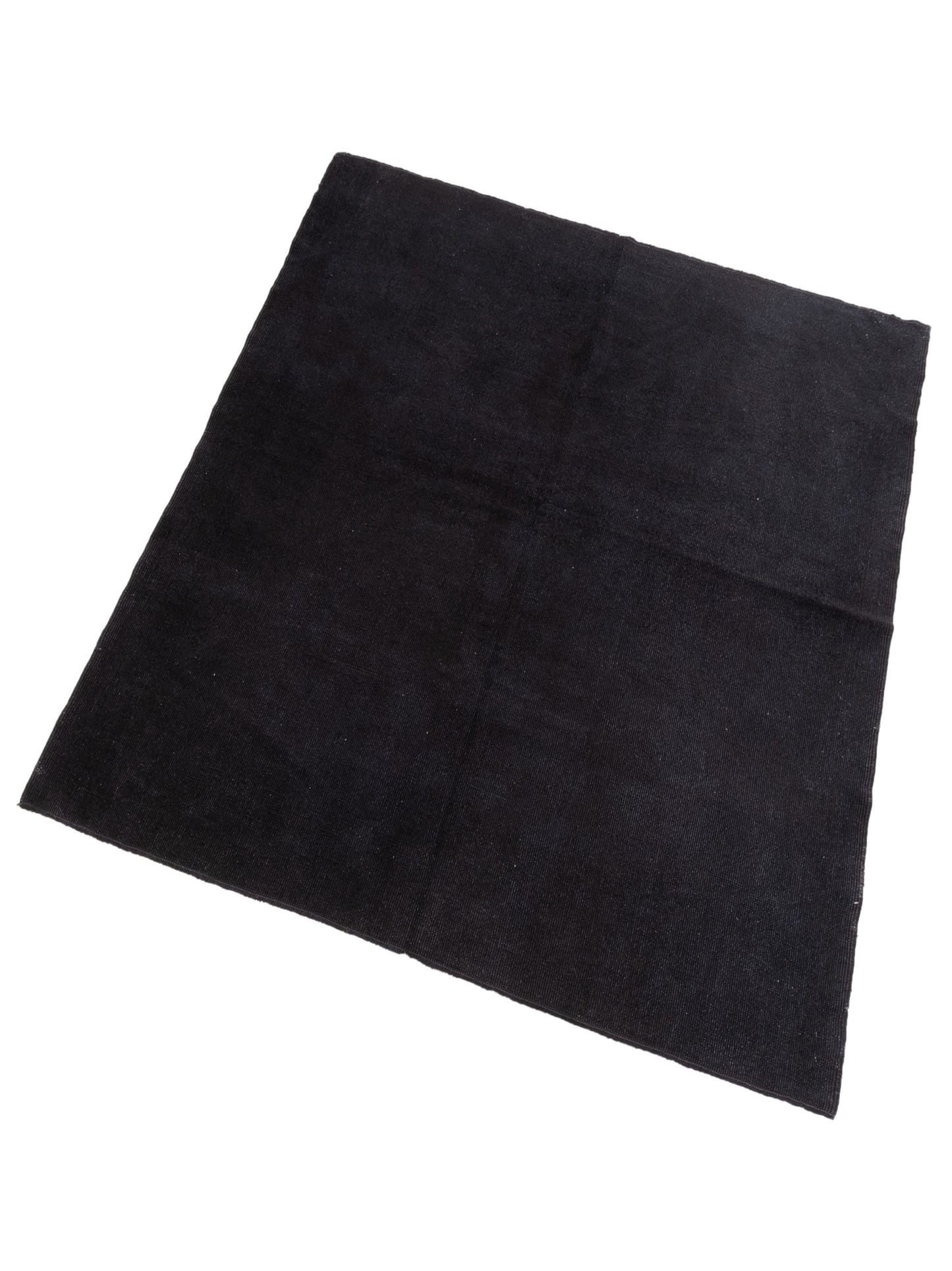 Vintage 75103 Black 6.10x7.10 Hand Knotted Rug
