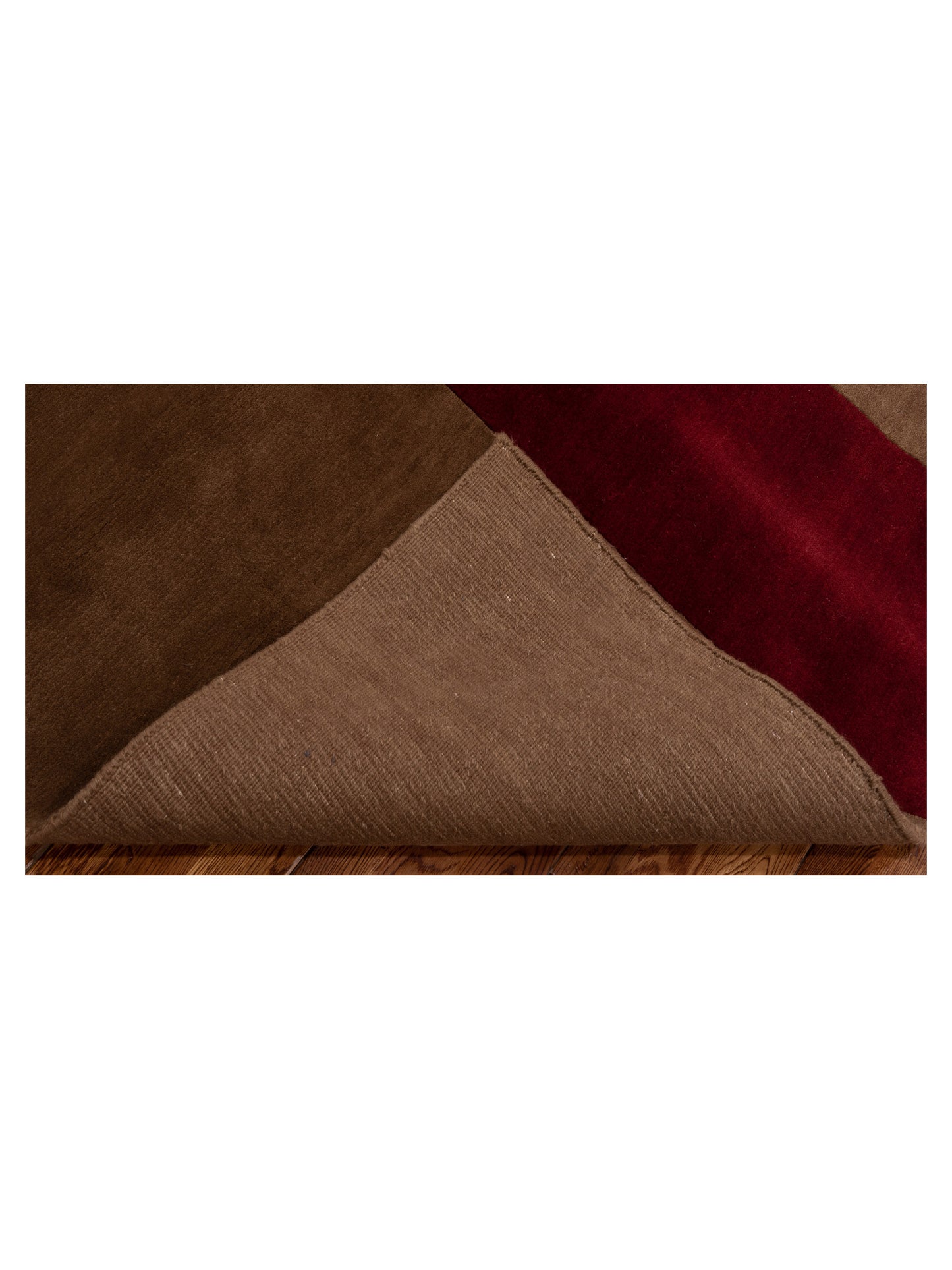 Himalayan 84262 Brown Red 5.7x7.11 Hand Knotted Rug