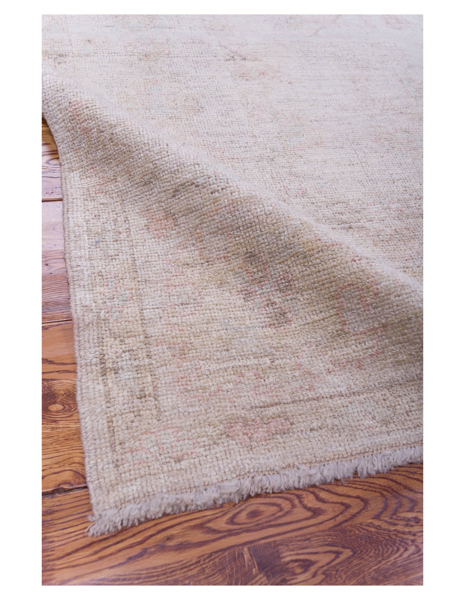 Angora Oushak 114793 Beige Beige 7.9x10.8 Hand Knotted Rug