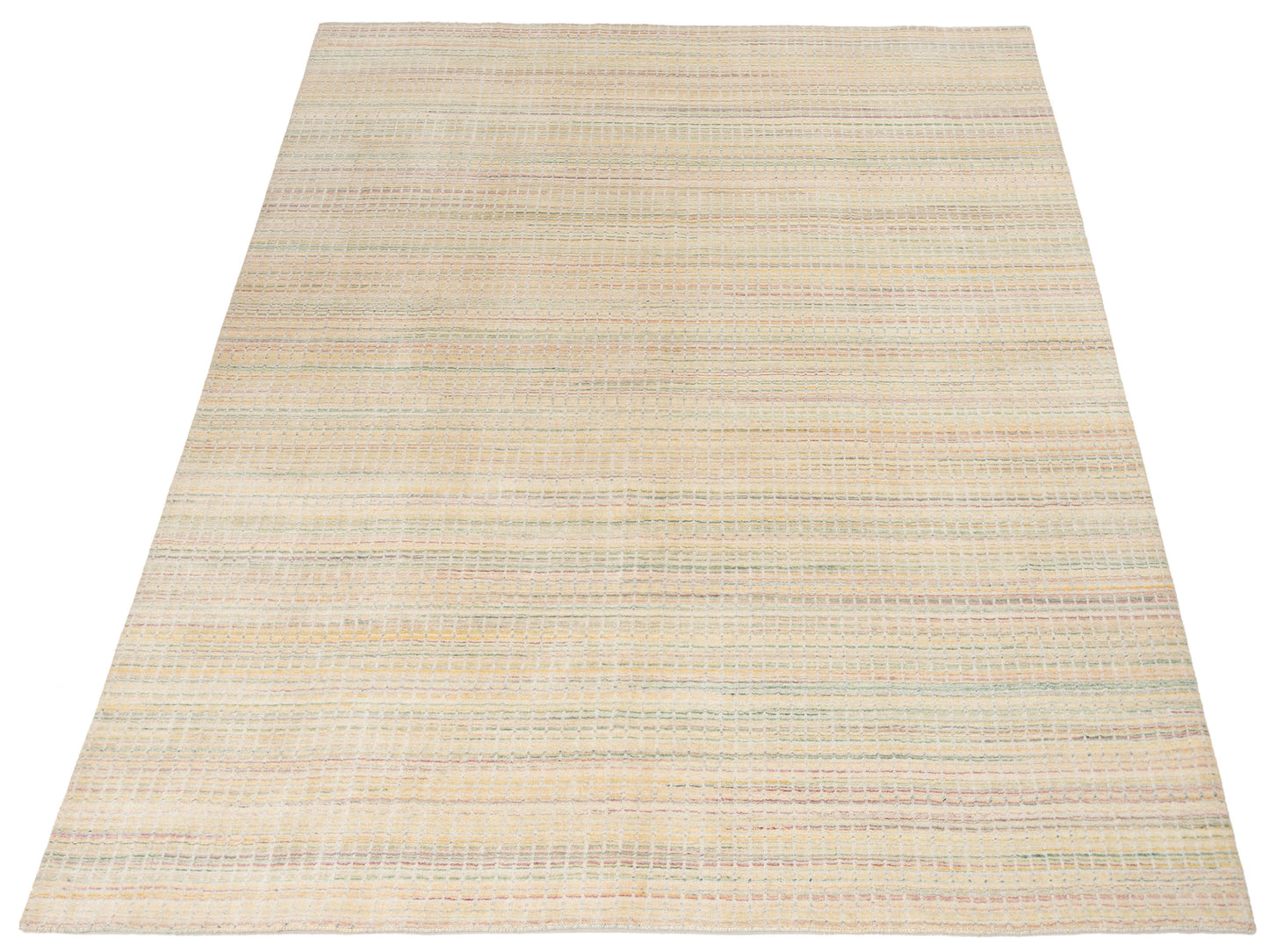 Himalayan 134400 Ivory Green 8x10 Hand Knotted Rug