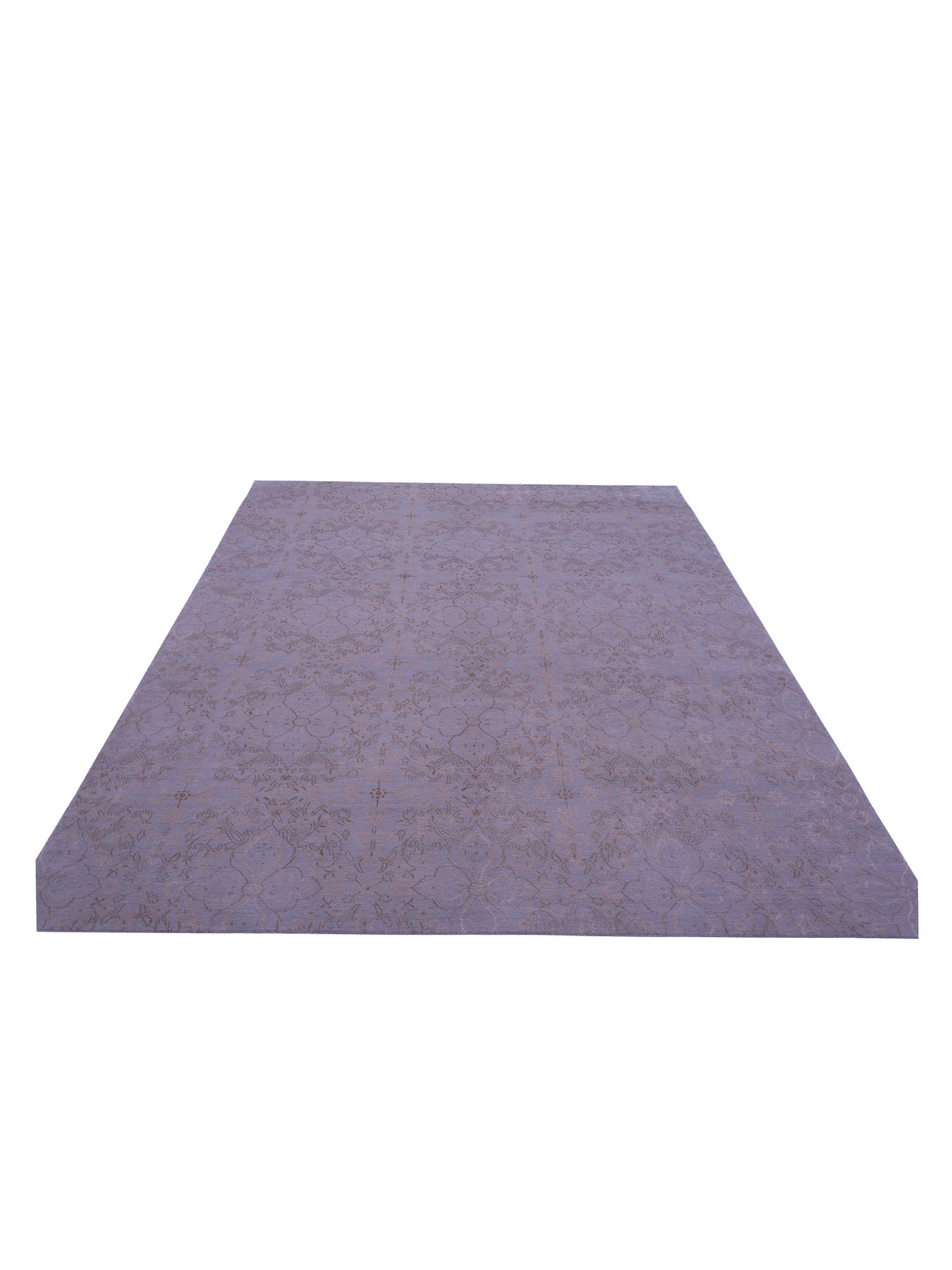 Nepalese 104151 Gray 9x12 Hand Knotted Rug