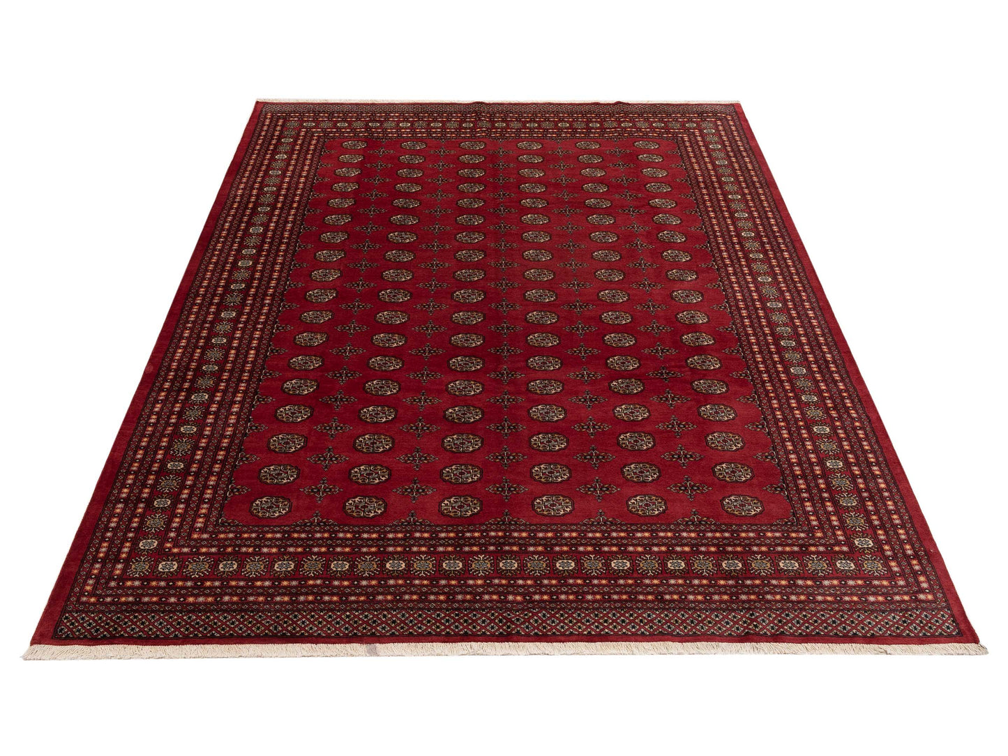 Bokhara 153394 Red Red 9.3x12.1 Hand Knotted Rug