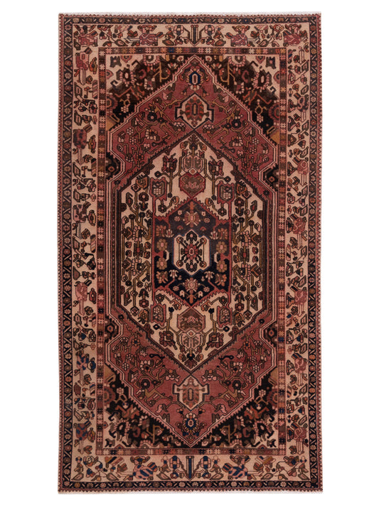 Pasha Persian  Rust Ivory Traditional