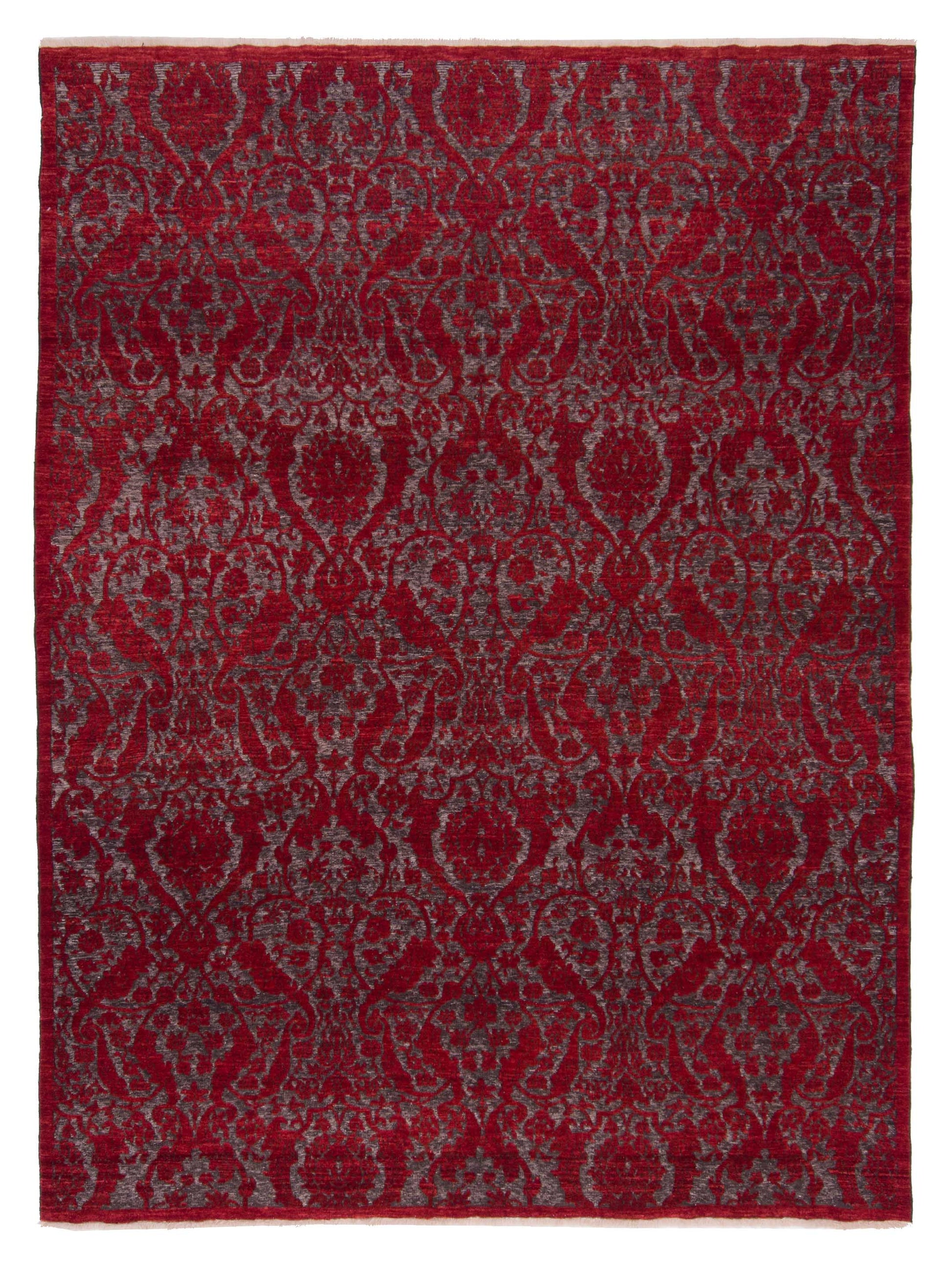 Pasha Defne  Charcoal Red Transitional