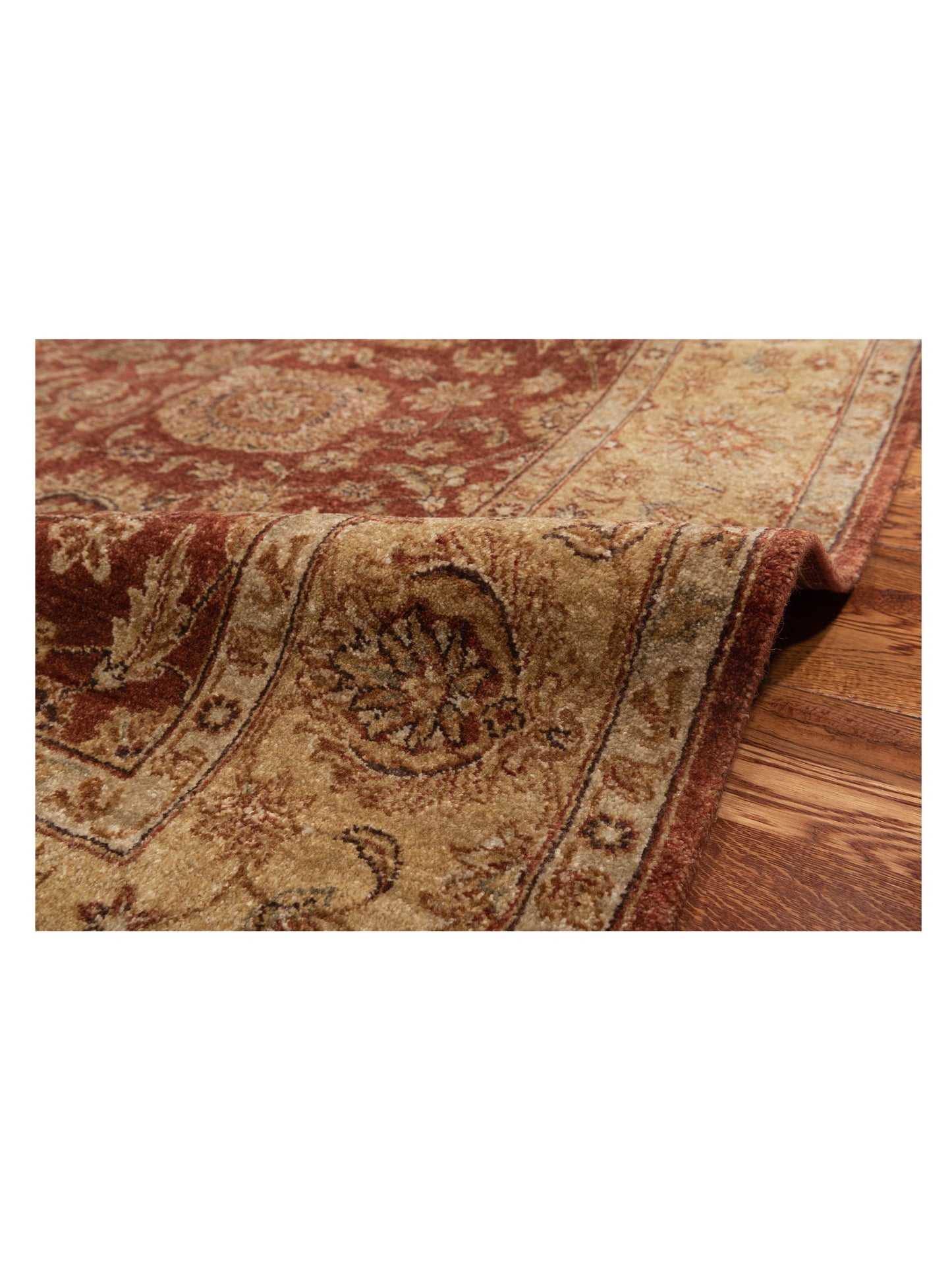 Royal 115026 Rust Gold 6.3x9.1 Hand Knotted Rug