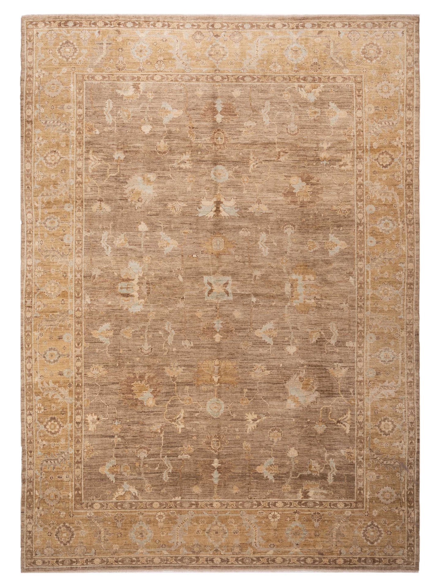 Anadol Angora Oushak  Brown Gold Traditional
